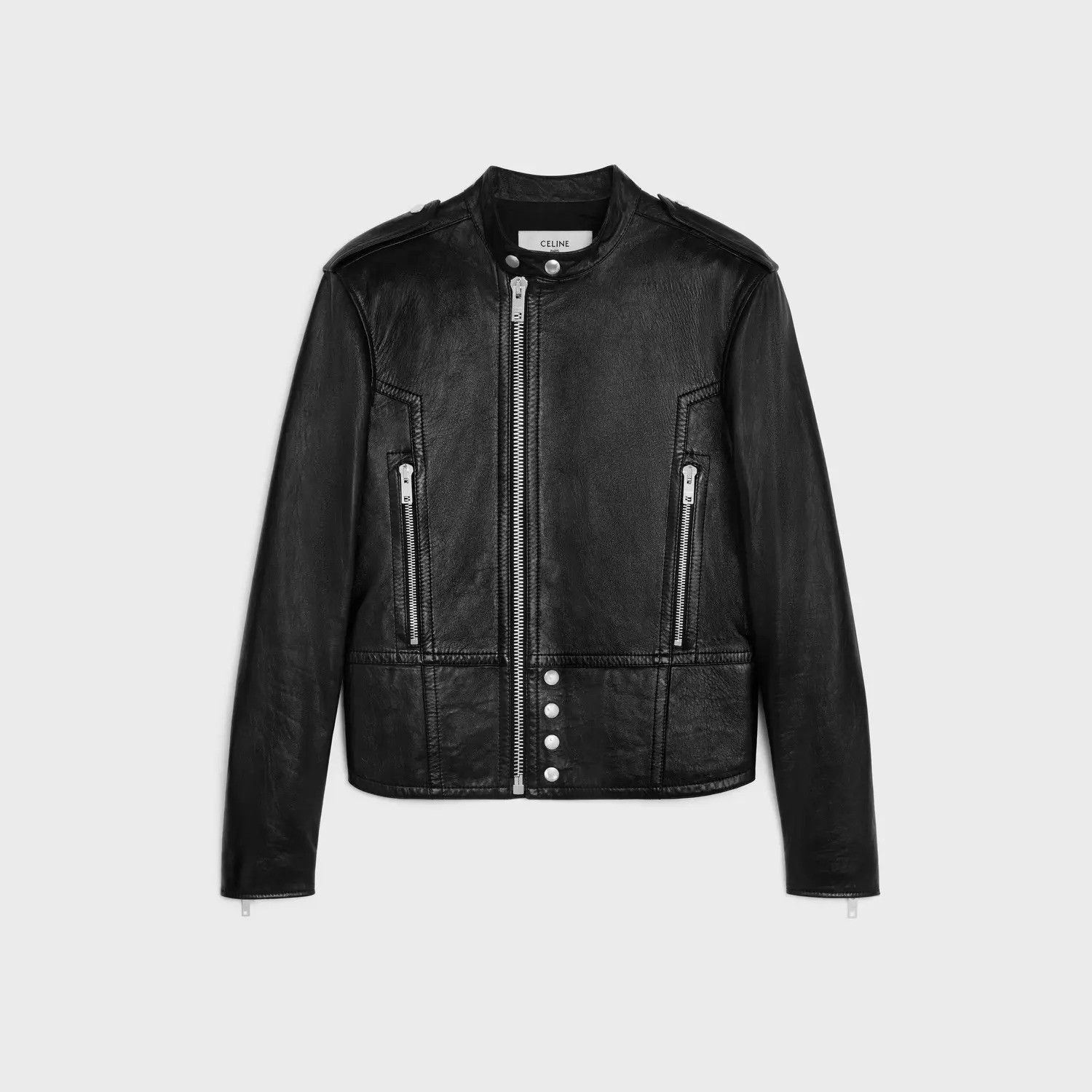 HEDI SLIMANE　レア Celine × Hedi Slimane RARE - SS20 Runway Studded Lambskin Blouson