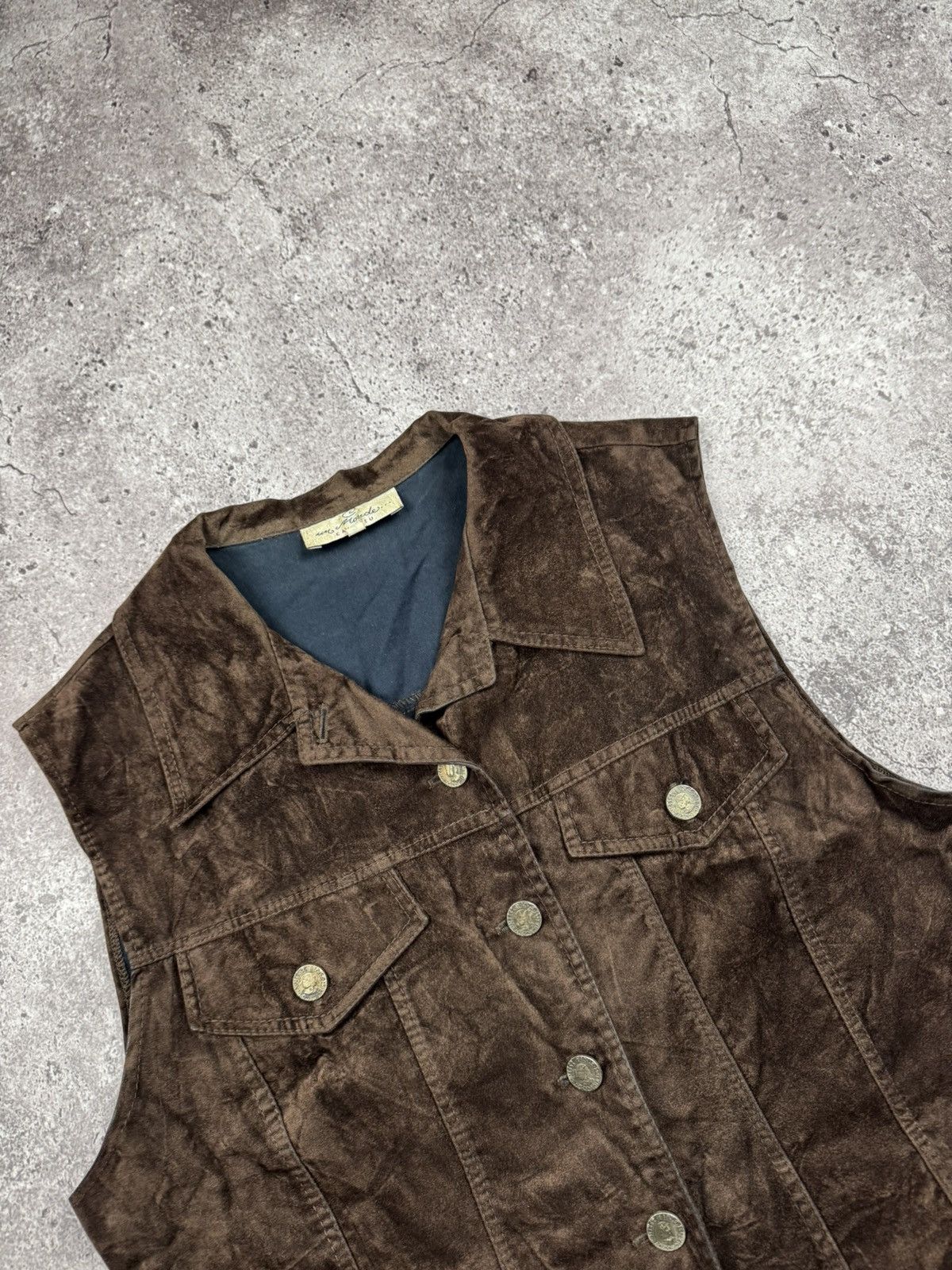 Japanese Brand WESTERN INSPIRED TANKTOP VEST VINTAGE JAPANESE PATCHWORK Size US S / EU 44-46 / 1 - 2 Thumbnail