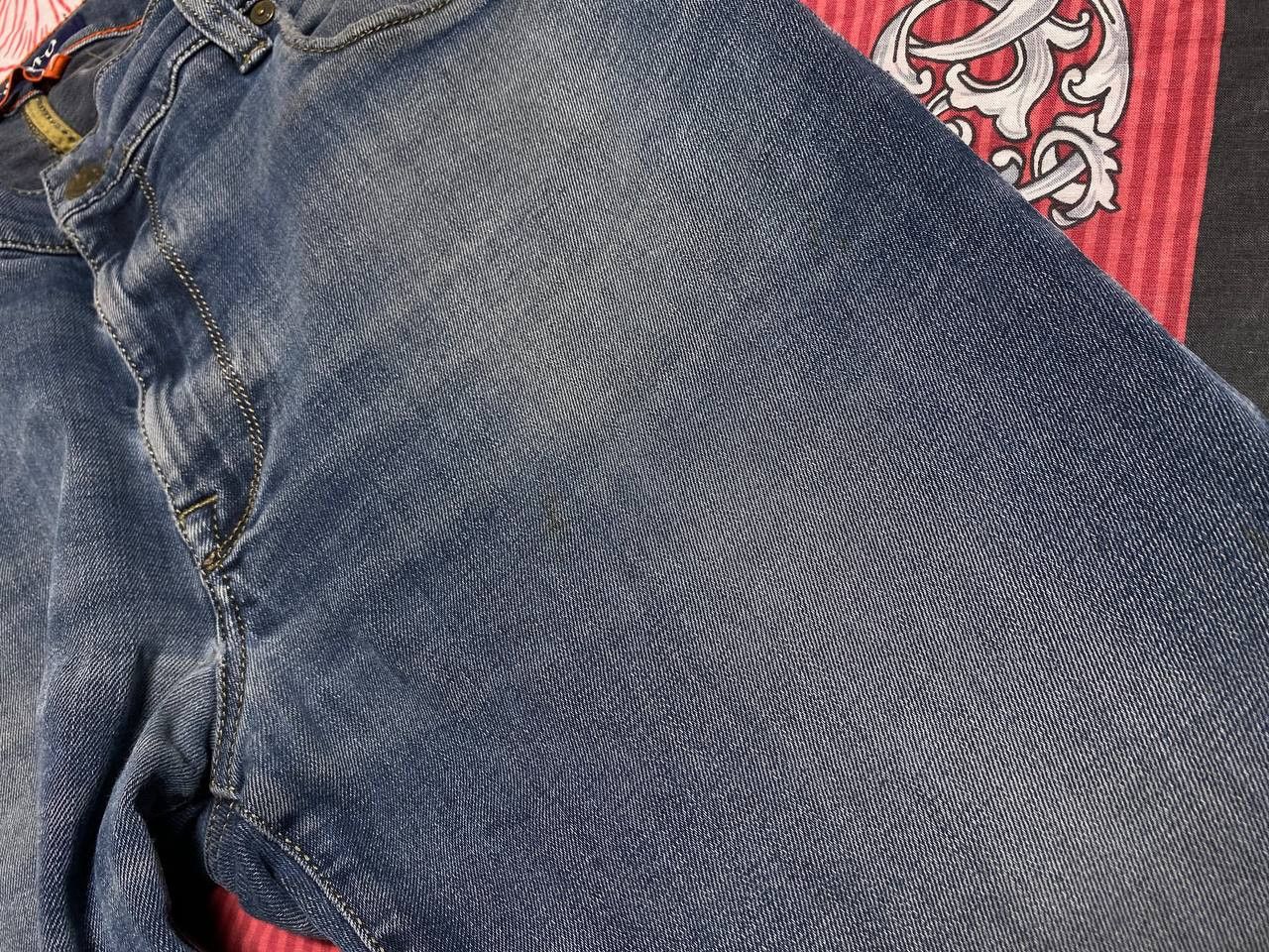 Alberto × Vintage Alberto Men Jeans Trousers Cotton REGULOR SLIM FIT Size US 35 - 13 Thumbnail