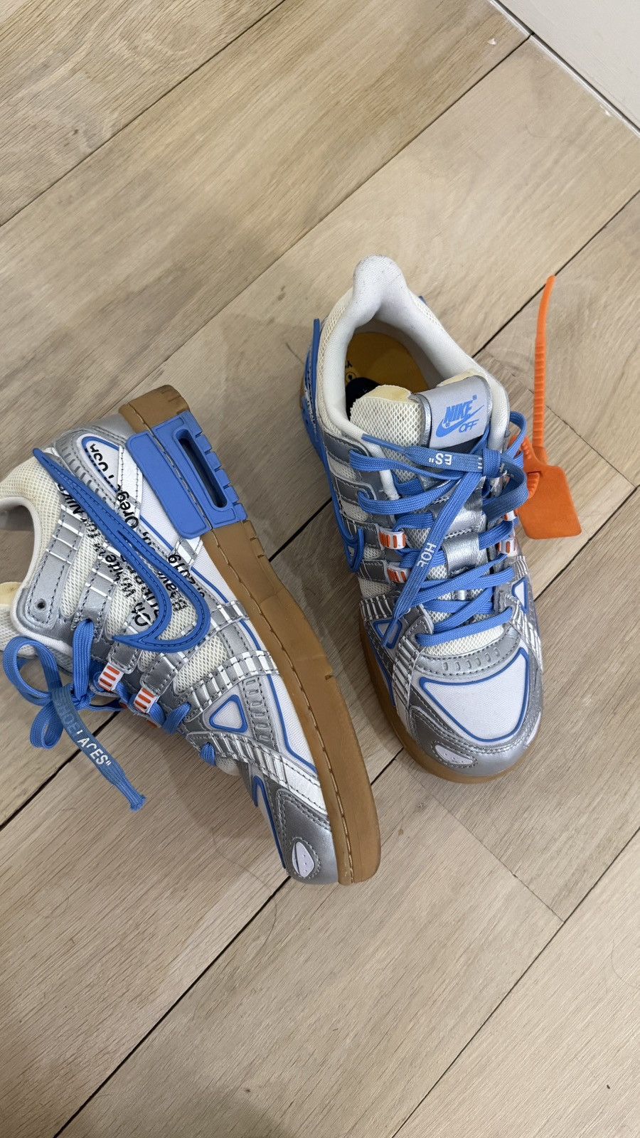 Nike × Off-White Off-White x Air Rubber Dunk 'University Blue' Size US 7.5 / IT 37.5 - 3 Thumbnail