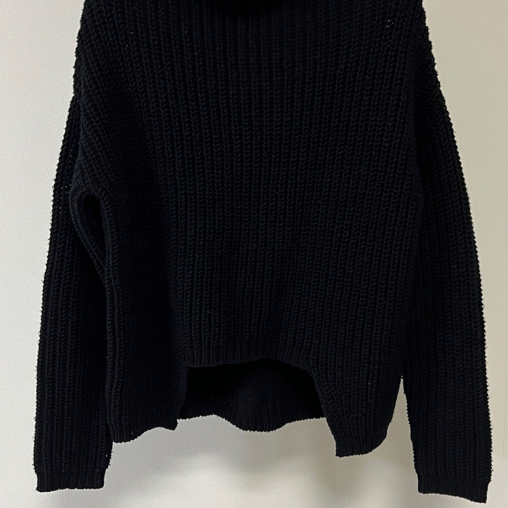 Rick Owens Rick Owens 15FW SPHINX Ribbed Wool Neck Asymmetrical Sweater Size S / US 4 / IT 40 - 4 Thumbnail