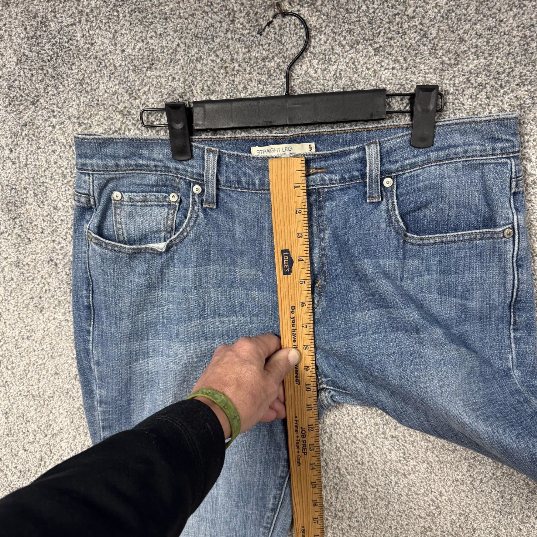 Levi's VINTAGE Levi's 505 Jeans Men 34x30 Straight Zip Fly Denim Blue Regular Fit Classic Pockets 80s 90s Size US 34 / EU 50 - 5 Thumbnail