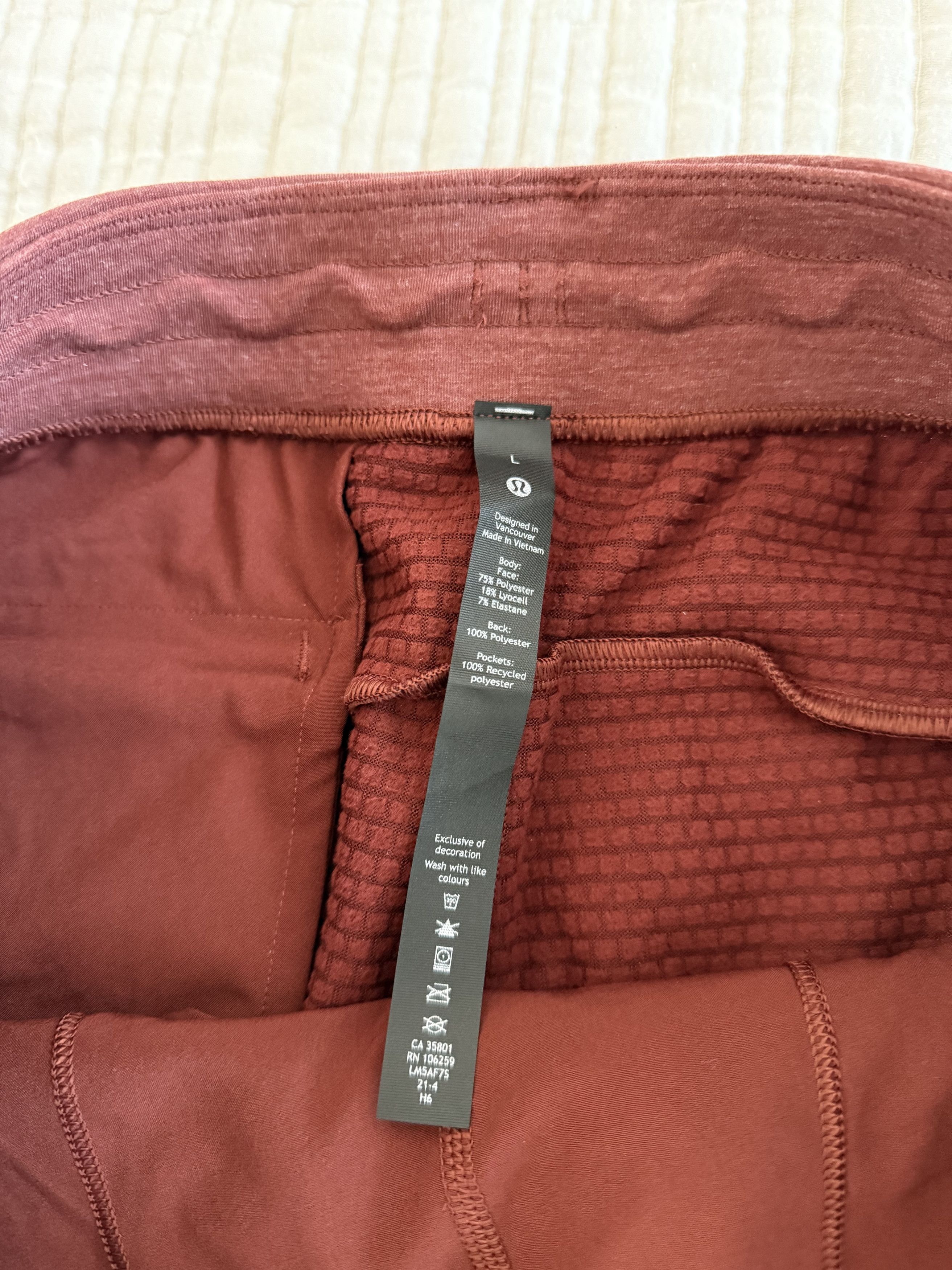 Lululemon Men's Lululemon GridLiner Fleece joggers - size L Size US 34 / EU 50 - 3 Thumbnail