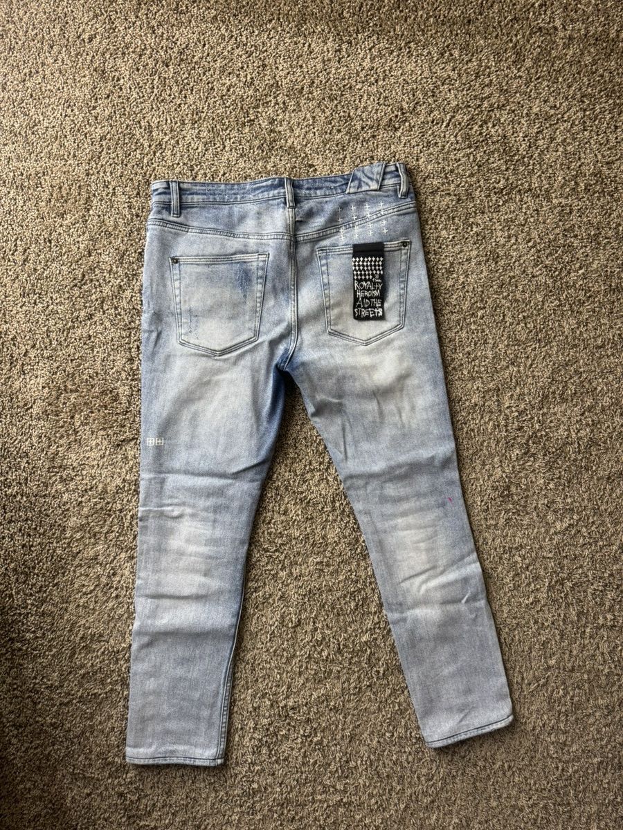 Ksubi Men’s Ksubi Chitch Philly Blue Jeans Size US 32 / EU 48 - 2 Thumbnail