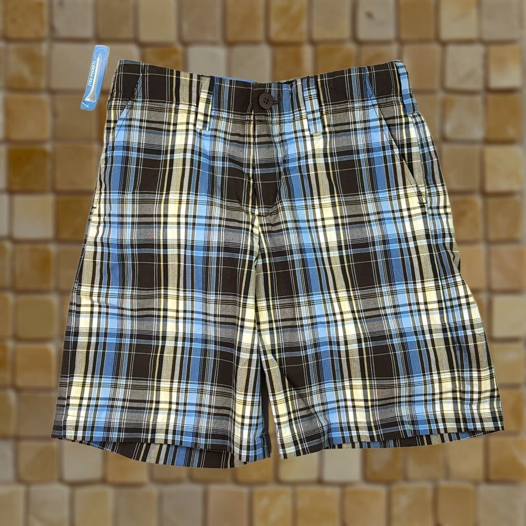 Izod IZOD Women's Size 6 Plaid Golf Chino Outdoor Shorts Athletic Blue Size 26" / US 2 / IT 38 - 1 Thumbnail