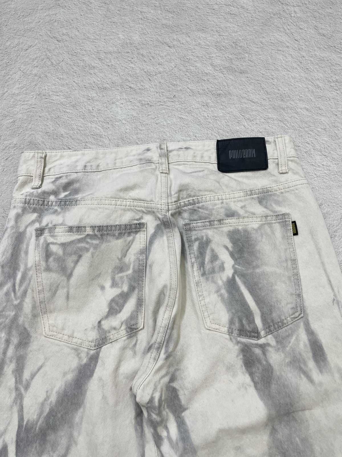 Number (N)ine 2000s Kapital Archival Gray Wash Denim Baggy Jeans Hysteric Size US 31 - 11 Thumbnail