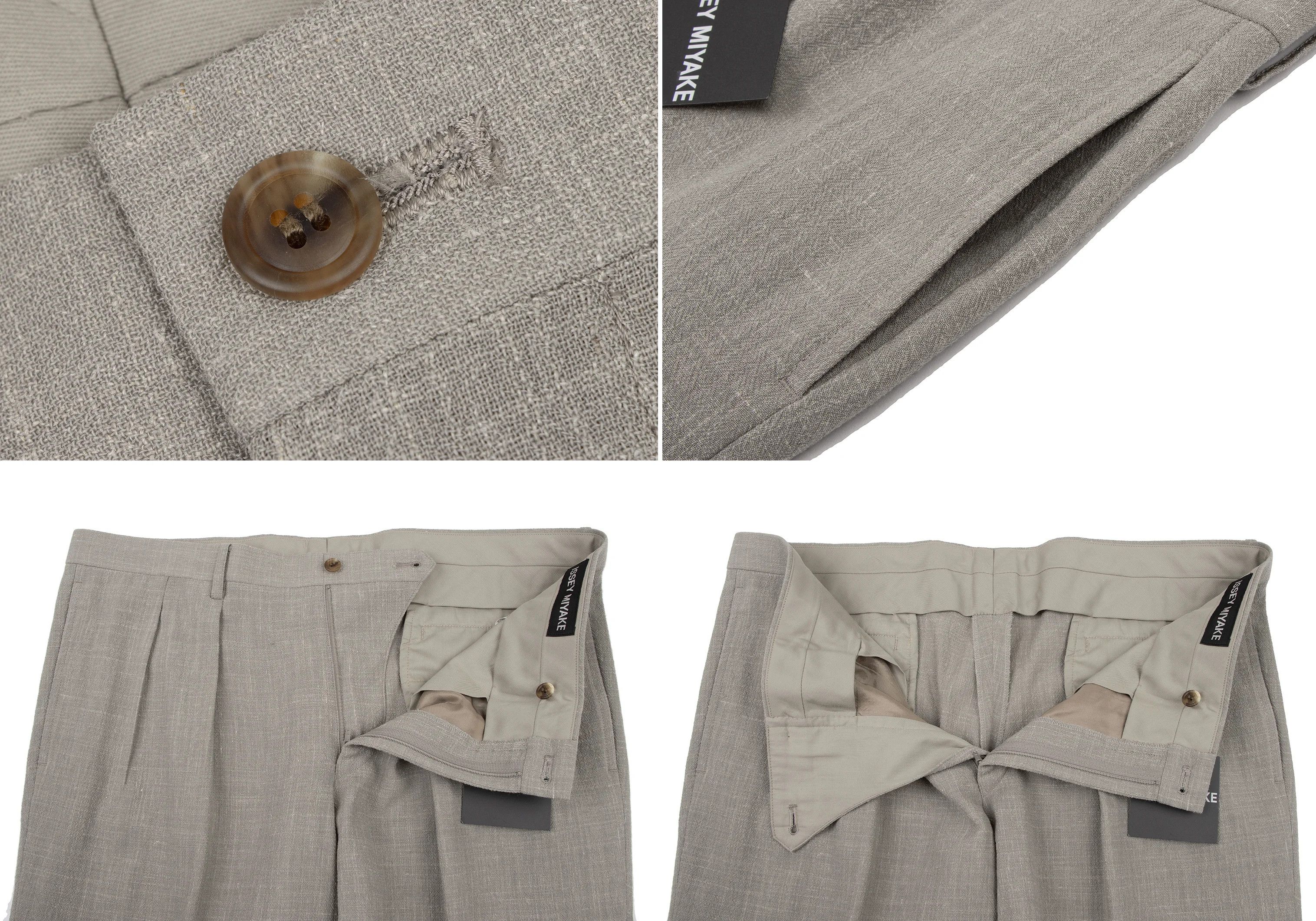 Issey Miyake Wool Linen Suit Set in Gray Size 4 5 Size US XL / EU 56 / 4 - 10 Thumbnail