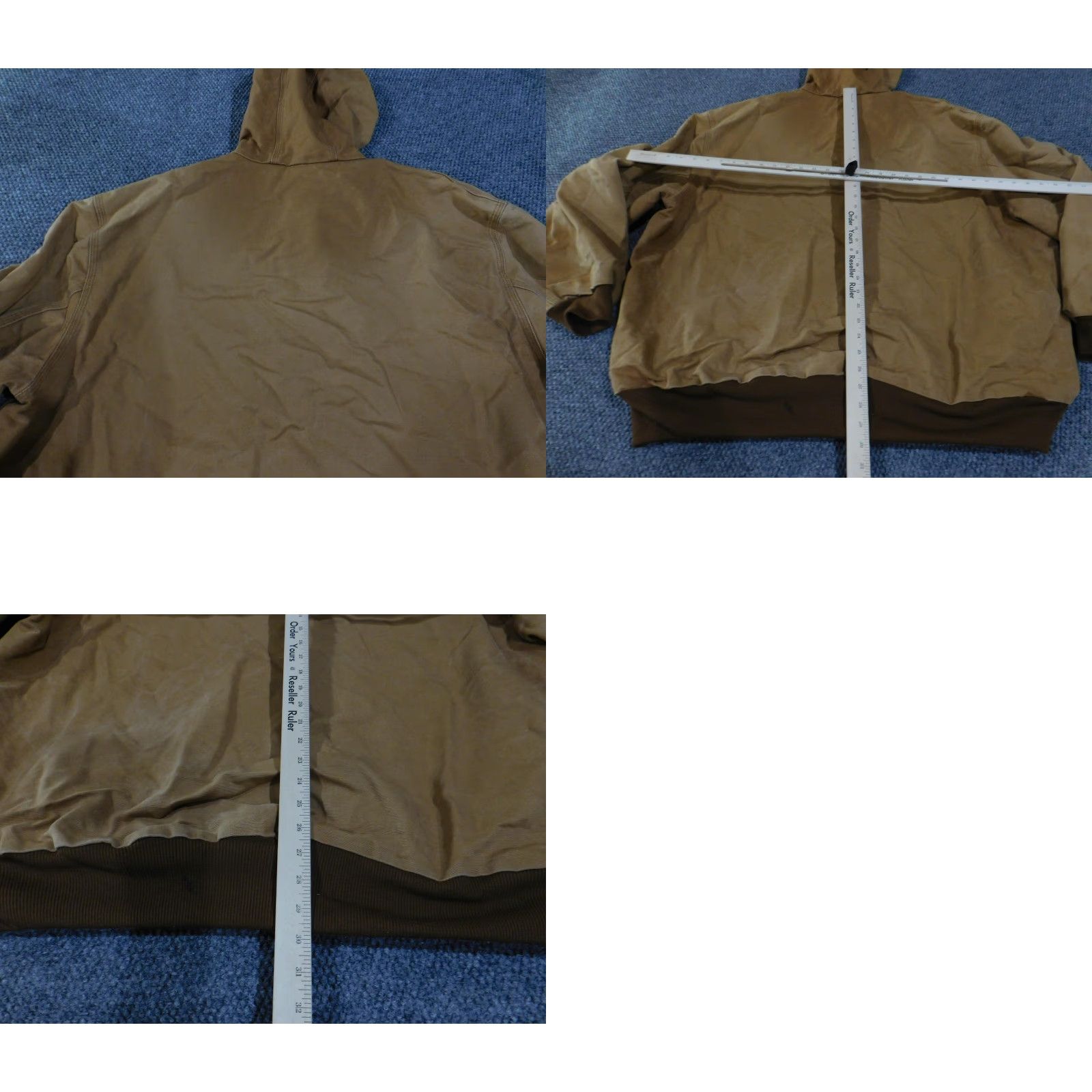 Carhartt VINTAGE Carhartt Jacket Mens 3XL Brown Hooded Full Zip Workwear Heavyweight USA Size US XXL / EU 58 / 5 - 9 Thumbnail