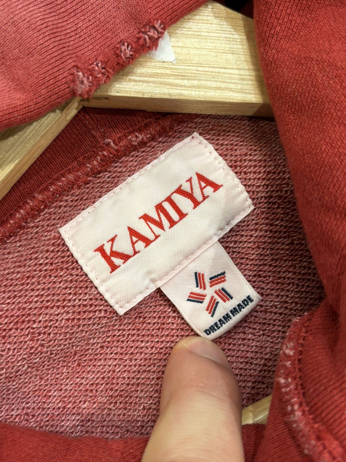 Other Kamiya Distressed Henry Neck Hoodie Size US M / EU 48-50 / 2 - 3 Thumbnail