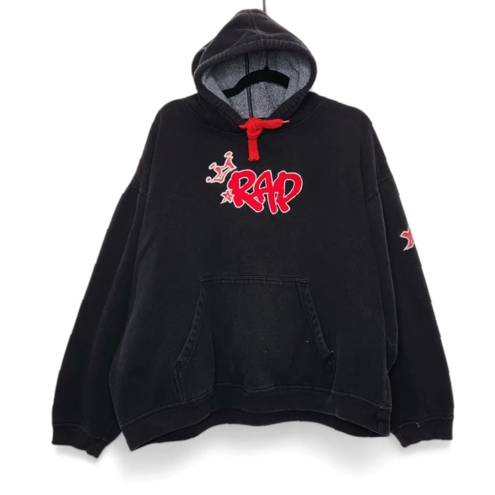 Vintage VINTAGE No Boundaries Hoodie XL Black Unisex Adults Oversized Pullover Y2K Rap Sweatshirt Size US XL / EU 56 / 4 - 2 Thumbnail