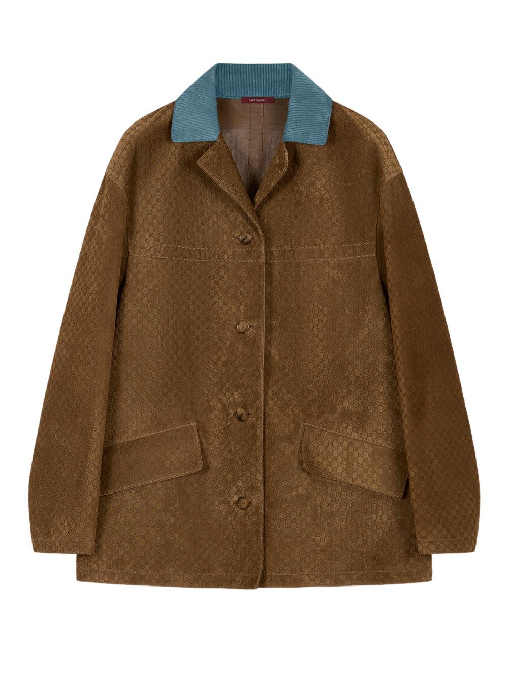 Gucci GUCCI Camel GG Embossed Suede Jacket New And Authentic Size ONE SIZE - 3 Thumbnail