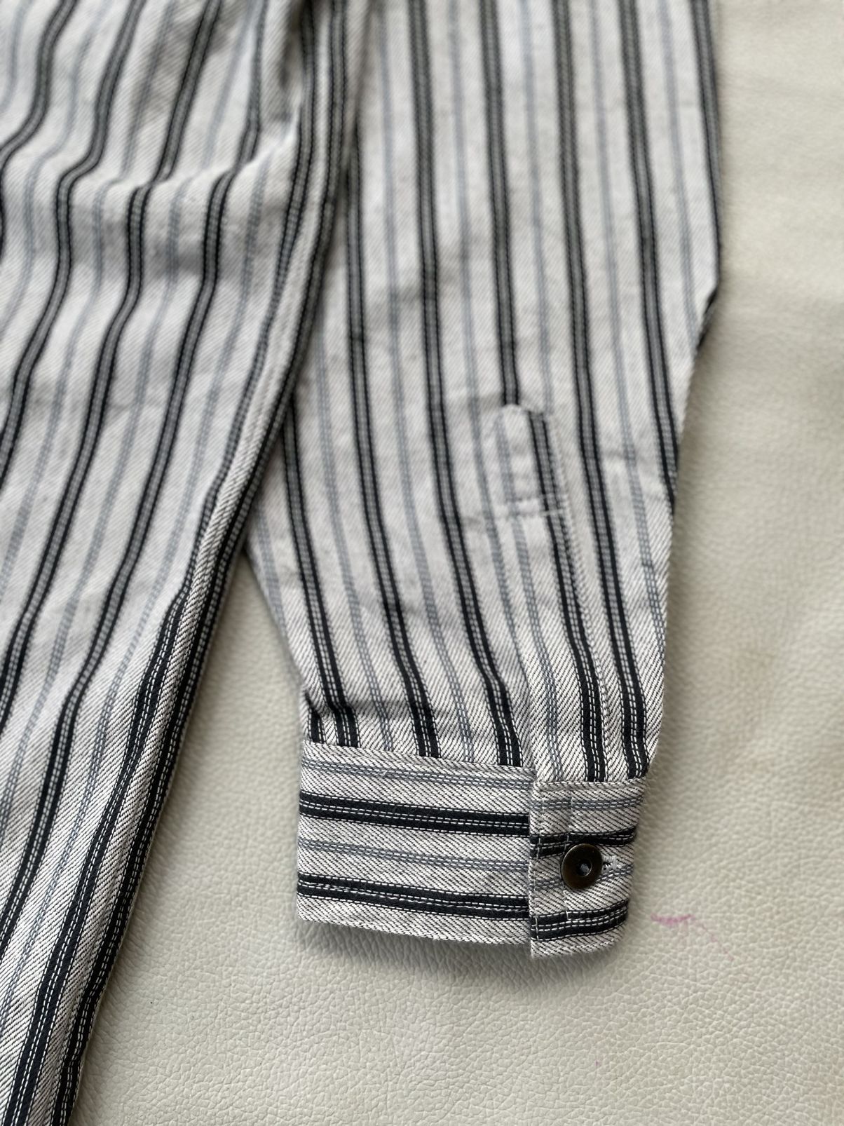 Yohji Yamamoto Undefined Classic Stripe Shirt Turtle Neck Issey style Size US M / EU 48-50 / 2 - 7 Thumbnail