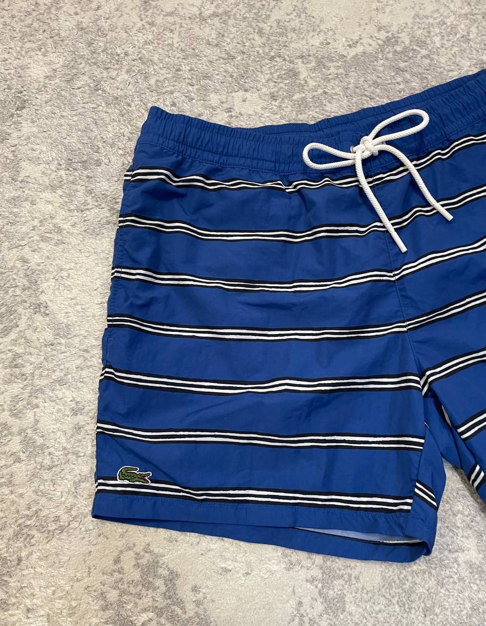 Lacoste Lacoste Men's Swimming Trunks, Size L, Blue, Beach Size US 34 / EU 50 - 4 Thumbnail