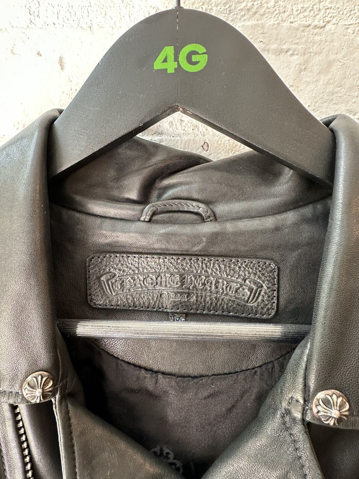 Chrome Hearts Chrome Hearts Insane Leather Moto Vest Size US XS / EU 42 / 0 - 5 Thumbnail