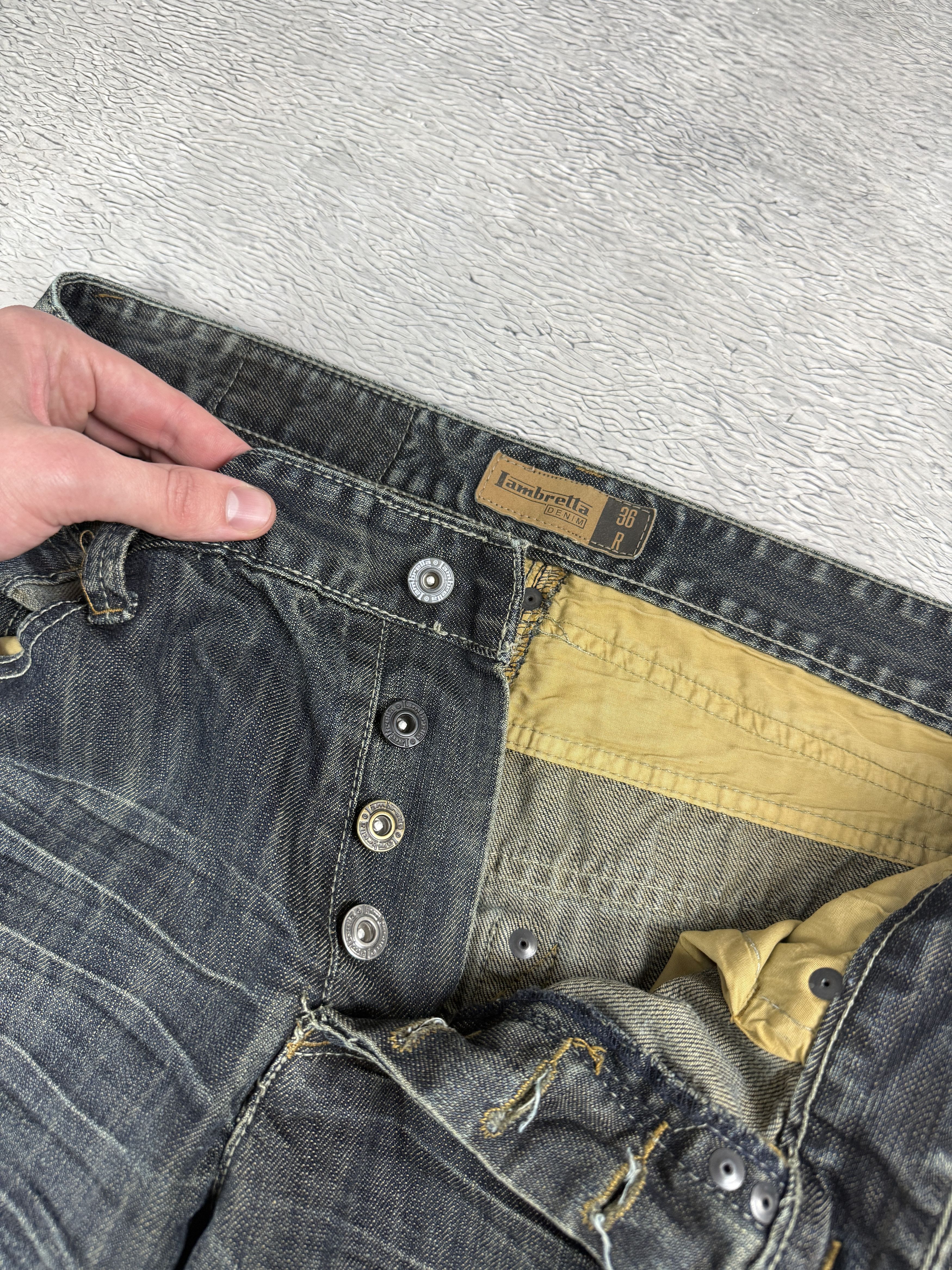 JNCO Lambretta Jeans Vintage Easy Fit Straight Leg Streetwear Size US 38 / EU 54 - 8 Thumbnail