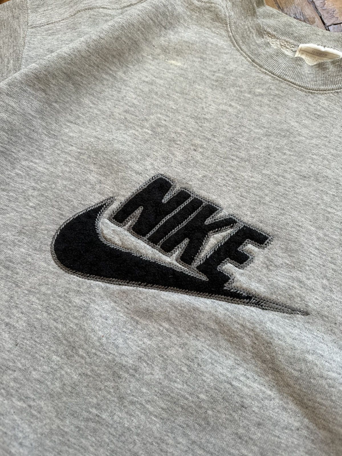 Nike × Vintage Vintage Nike y2k trapper oversized work style sweatshirt Size US XL / EU 56 / 4 - 3 Thumbnail