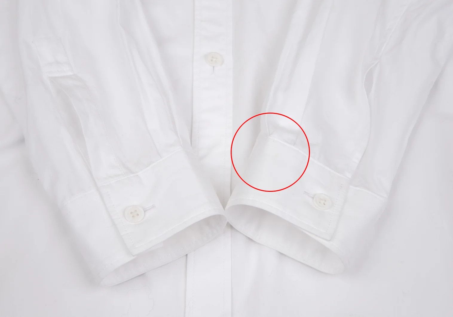 Yohji Yamamoto Cotton Long Sleeve Shirt in White with Sleeve Detail Size US S / EU 44-46 / 1 - 6 Thumbnail