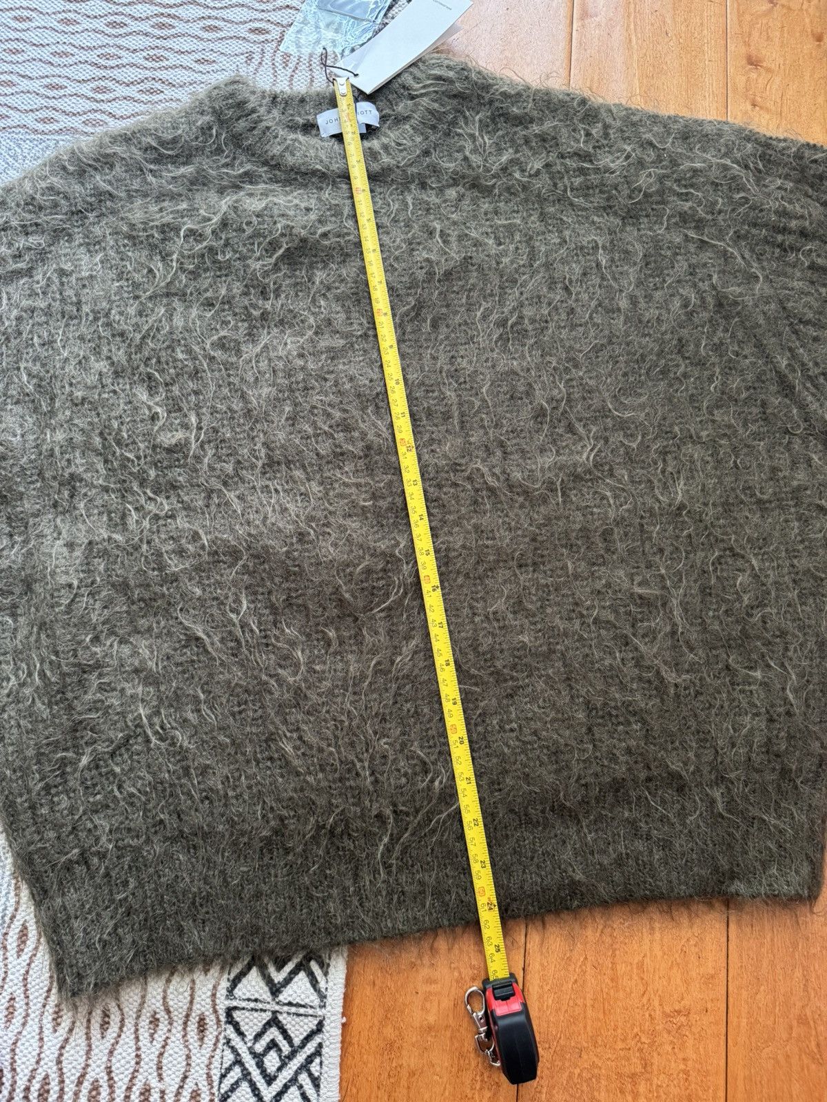 John Elliott John Elliott Wool Mohair Crew Sweater Cropped Size US M / EU 48-50 / 2 - 10 Thumbnail