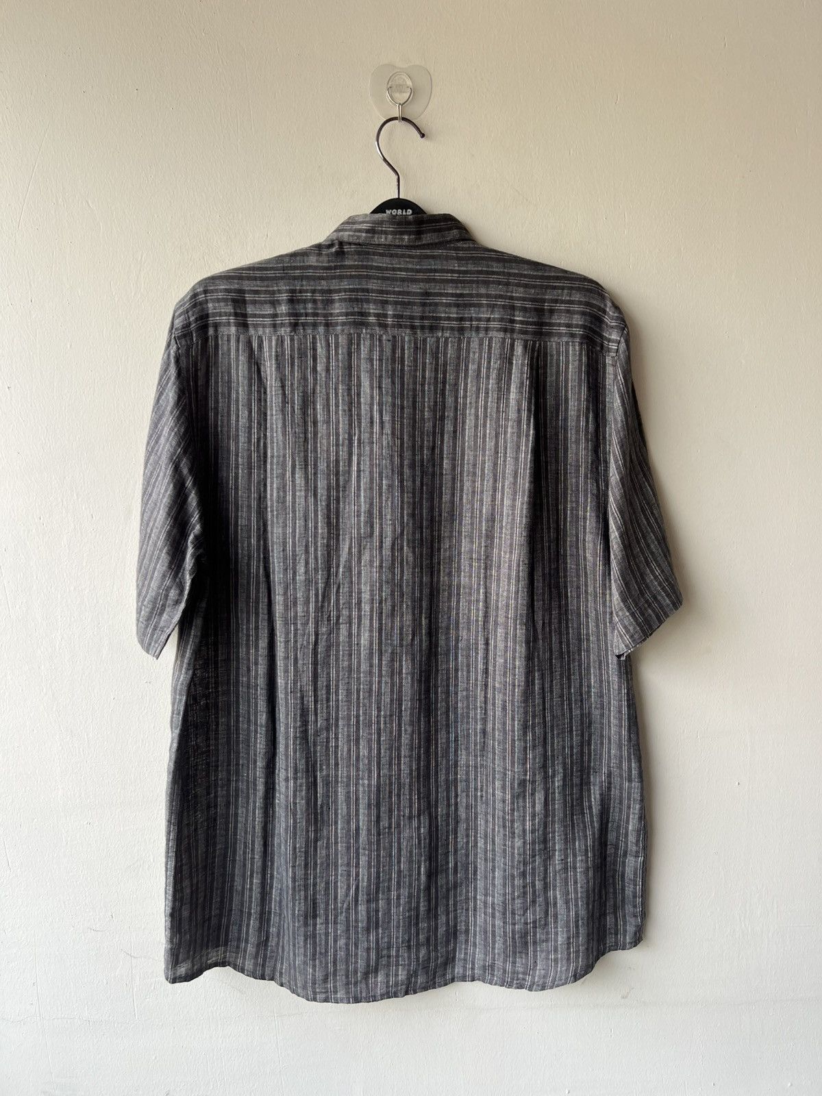 Bally Bally Multi Striped 100% Linen Shirt Size US M / EU 48-50 / 2 - 3 Thumbnail
