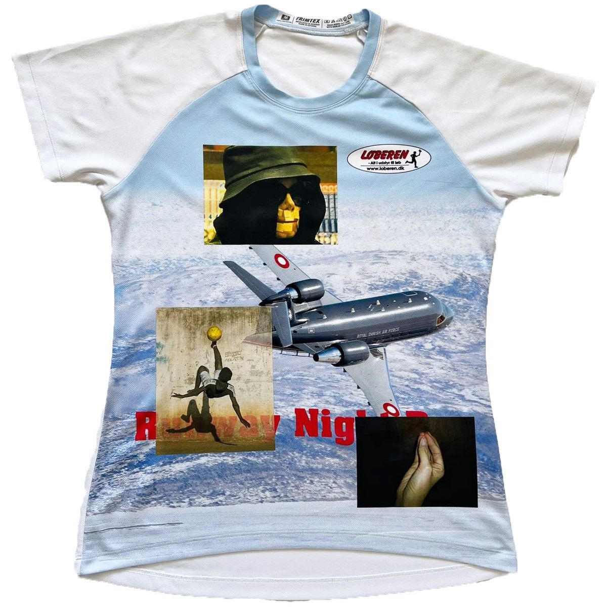image of Y2K T-Shirt Shirt Jersey Avant Garde One Of A Kind 1Of1 in Black, Men's (Size Medium)
