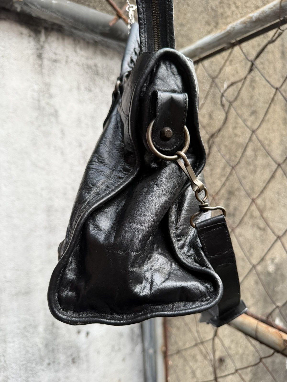 Balenciaga Balenciaga - 2000’s - Classic Motorcycle Le City Bag Black Size ONE SIZE - 15 Thumbnail