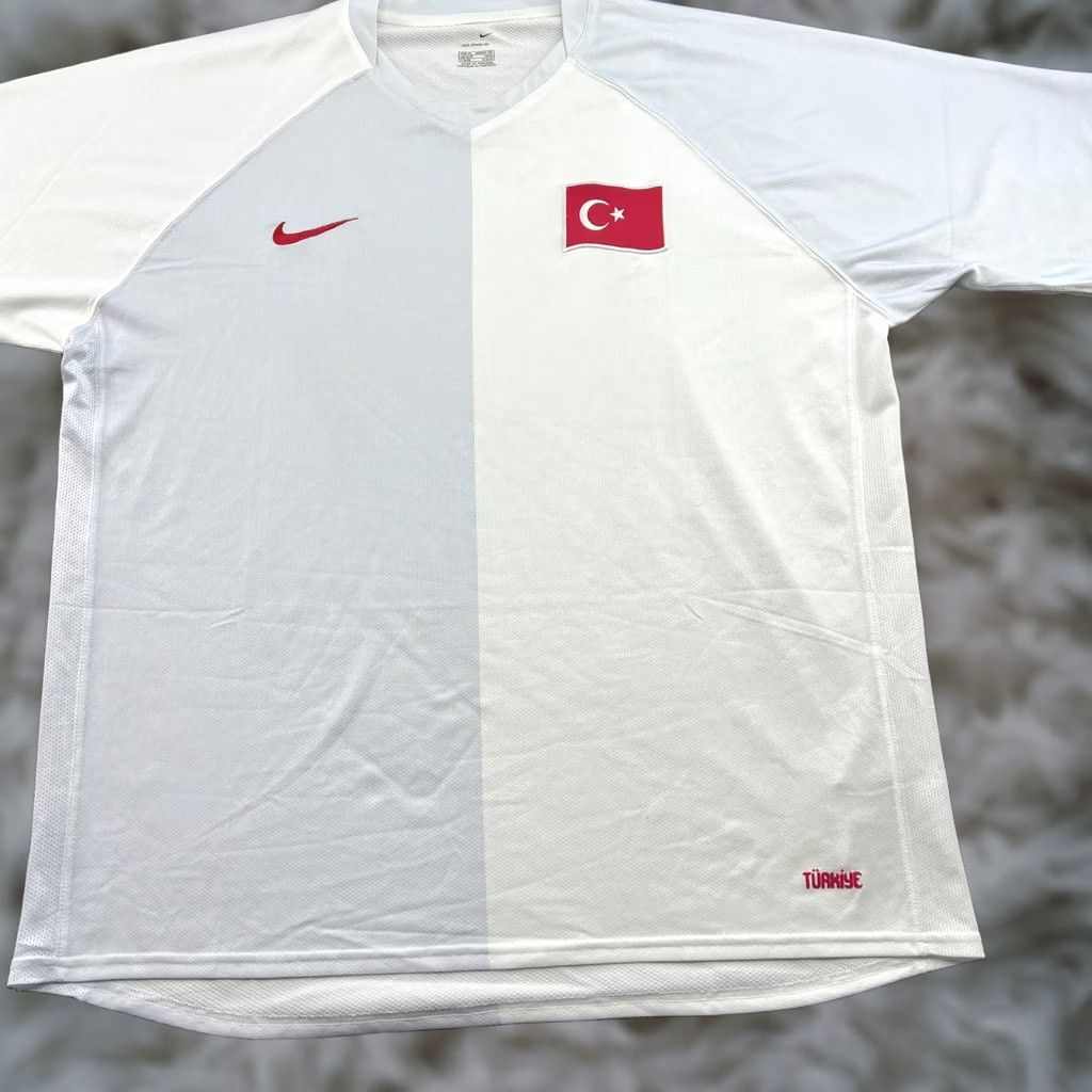 Nike Nike Turkey 2006 2008 Away Football Mens Jersey Shirt XL Multicolor Nike Soccer Jersey Mens Shirts Size US XL / EU 56 / 4 - 1 Thumbnail
