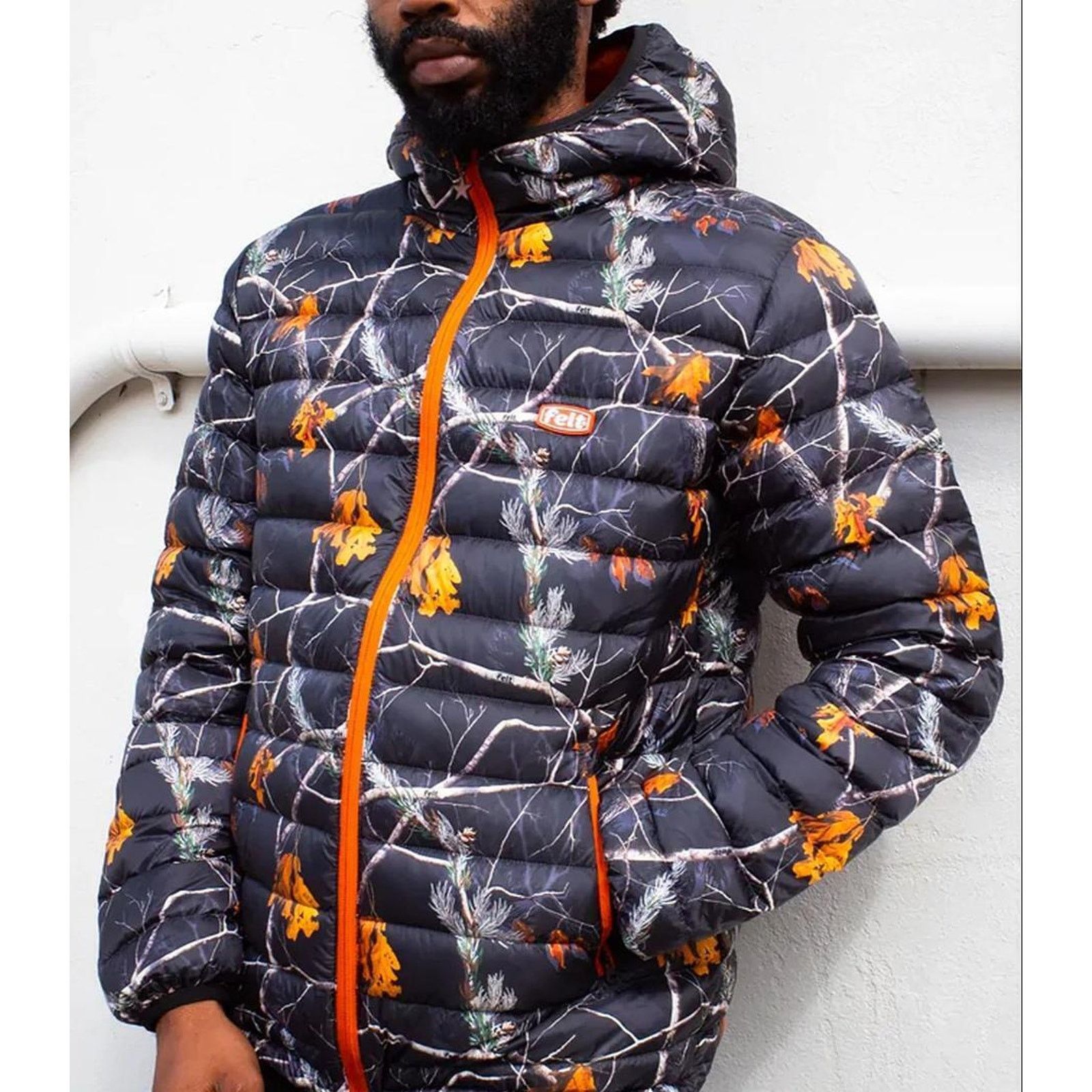FELT Felt LT400 Packable Down Jacket Logo NWT Pull-Cord Camo $240 Size US XL / EU 56 / 4 - 2 Thumbnail