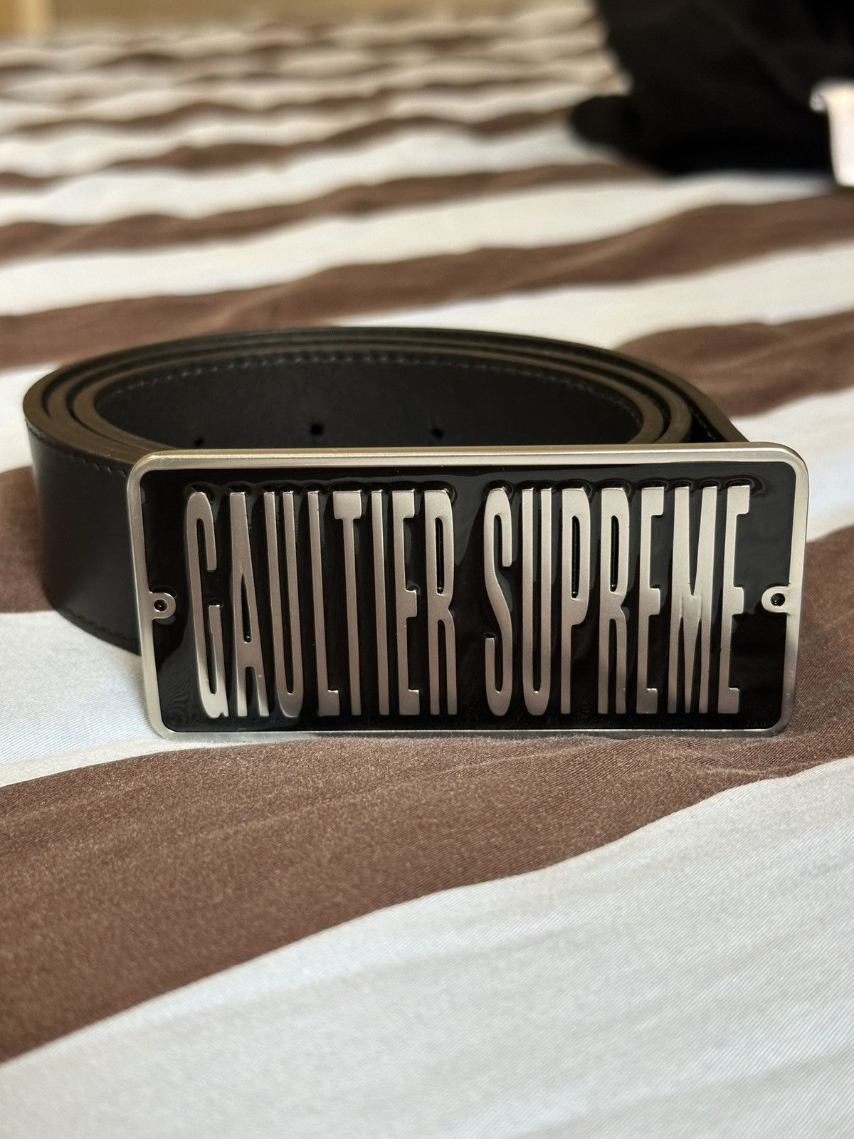 【S/M】Supreme Jan Paul Gaultier belt Supreme Jean Paul Gaultier Belt Black - SS19 - US