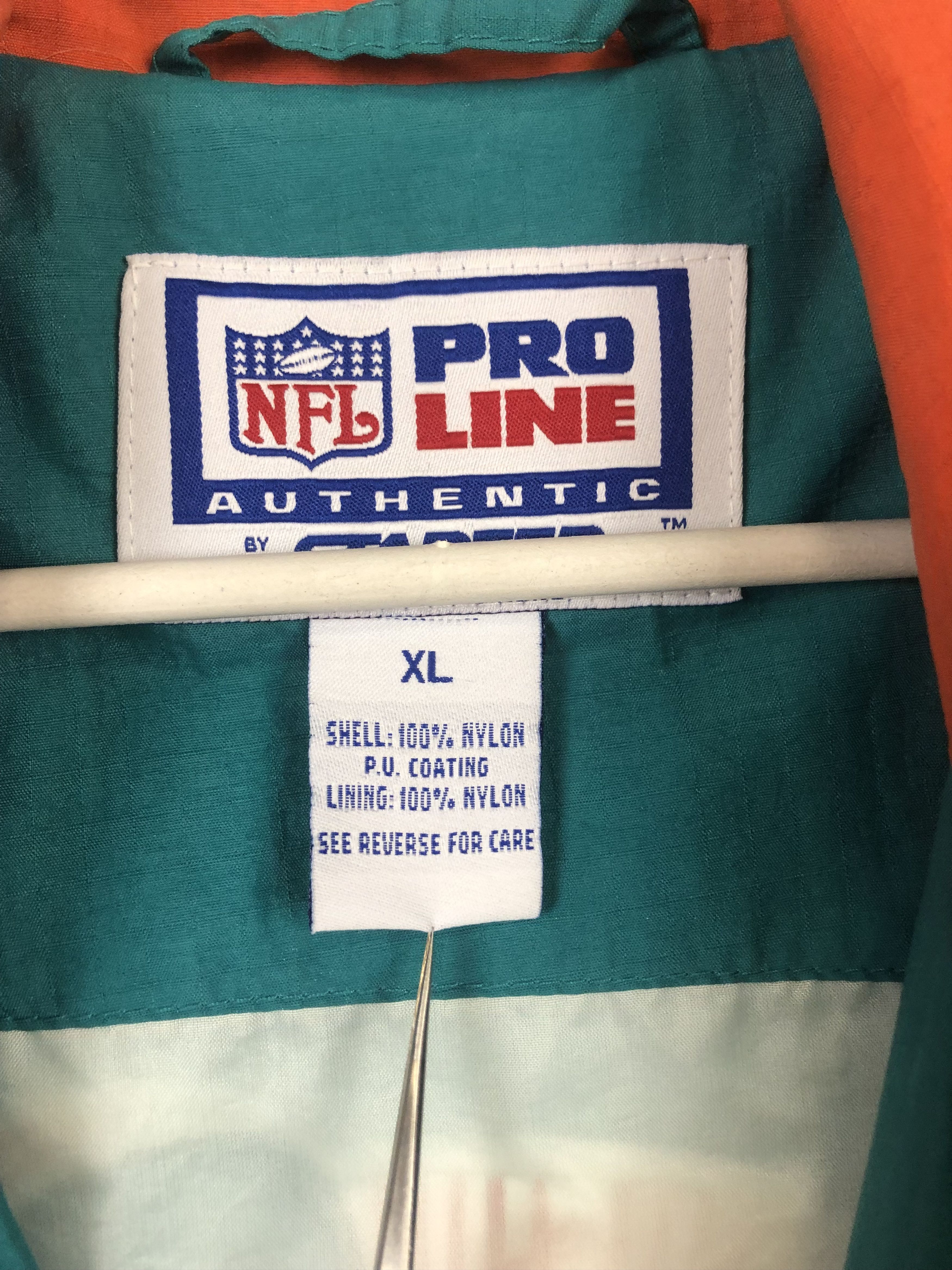 NFL × Starter × Vintage Vintage 90s NFL Starter Miami Dolphins Jacket Rare Hype Size US XL / EU 56 / 4 - 12 Thumbnail