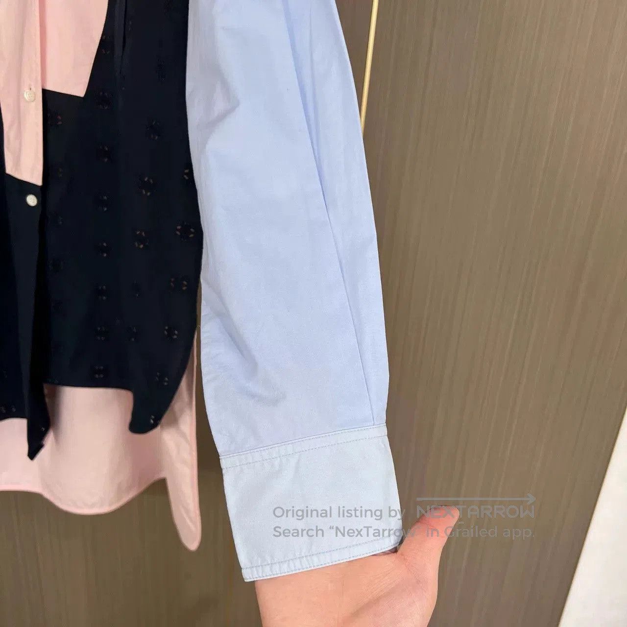 Loewe Loewe Colorblock Logo Embroidered Shirt. Size XS / US 0-2 / IT 36-38 - 4 Thumbnail