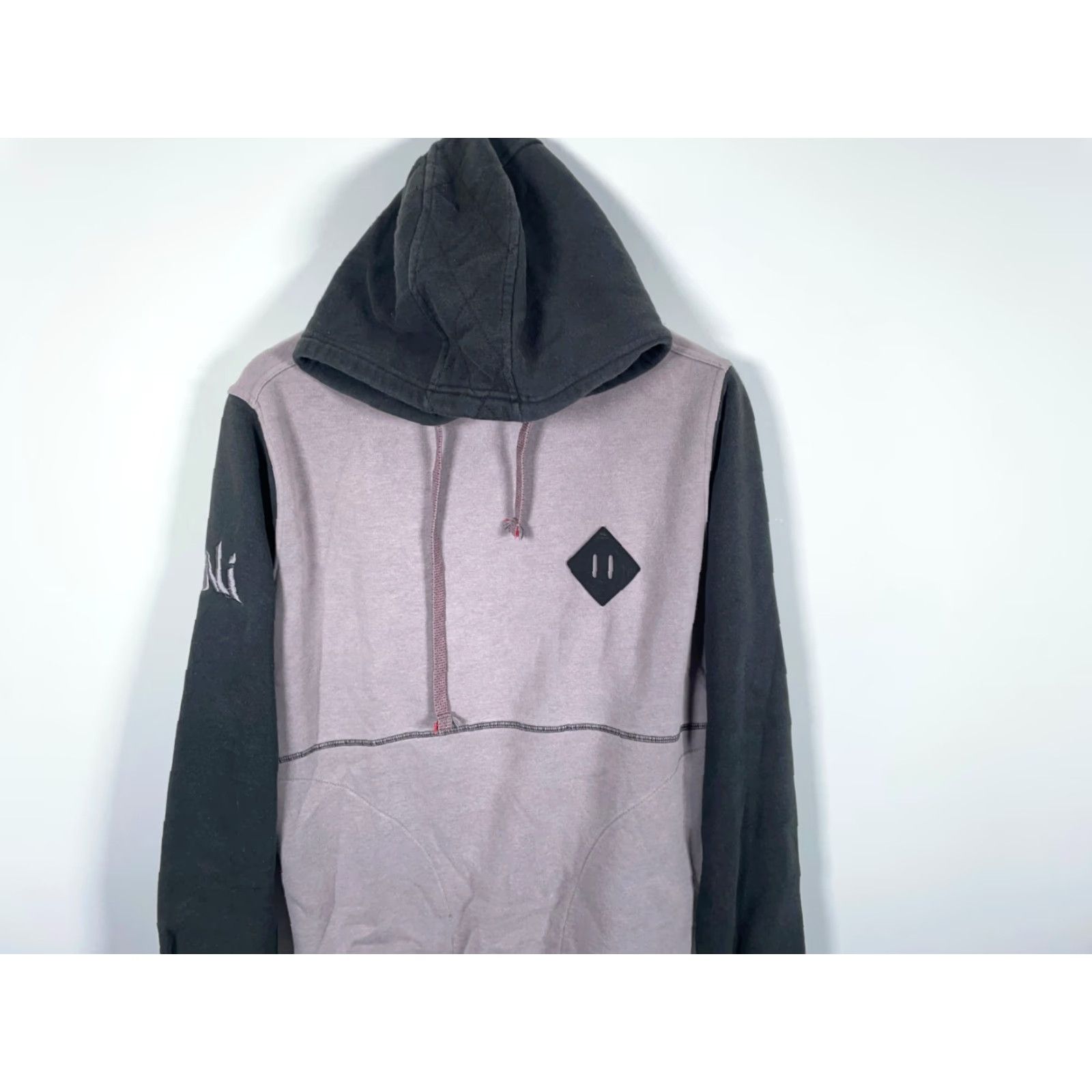 Vintage iNi Cooperative Hoodie Men Medium Gray Black Snowboarding Pullover Sweatshirt Size US M / EU 48-50 / 2 - 4 Thumbnail