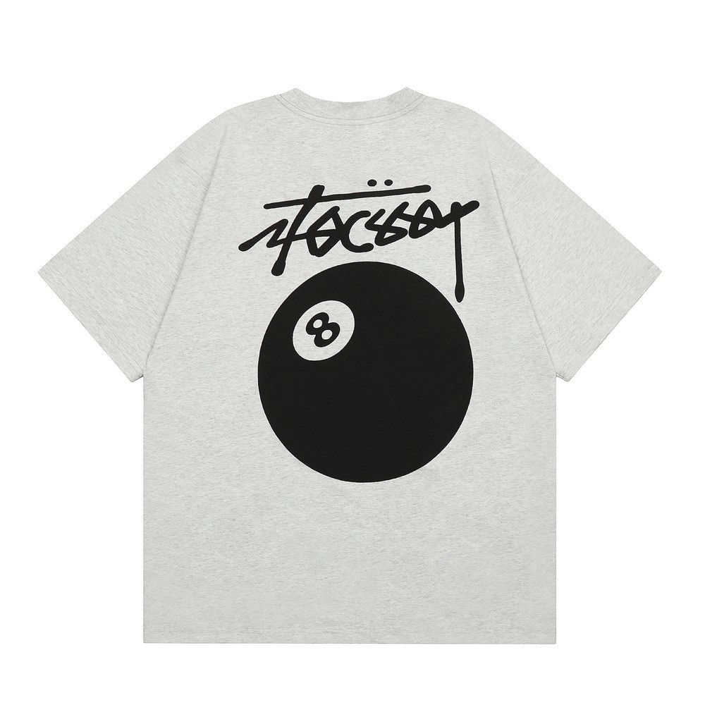 Japanese Brand × Vintage Vintage Grey Billiards 8 Graphic Casual Cotton T-Shirt Size US L / EU 52-54 / 3 - 1 Thumbnail