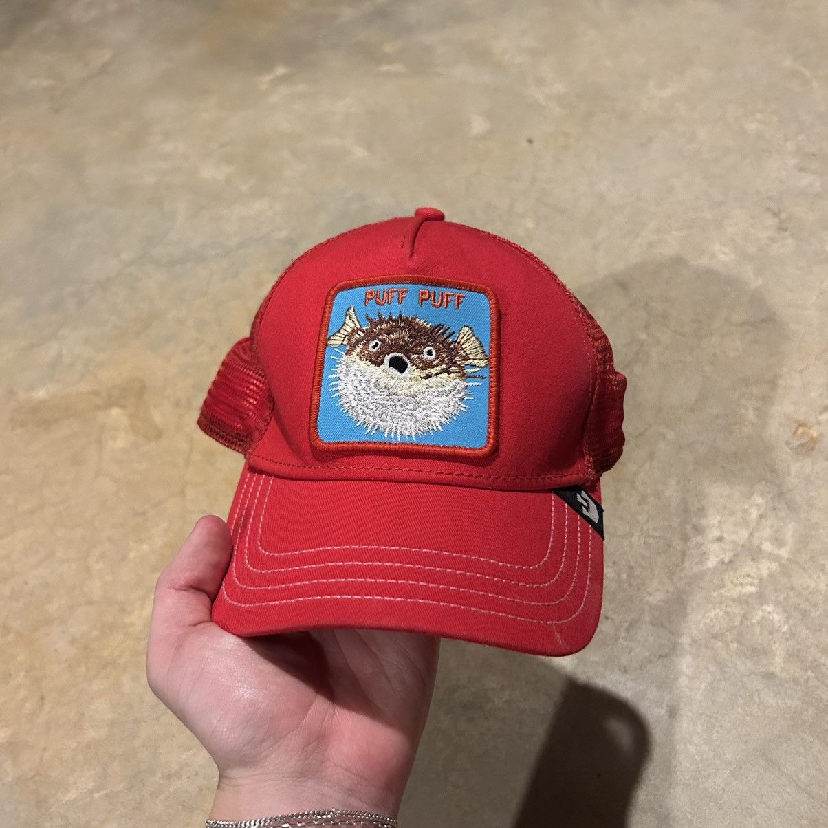 Goorin Bros. Goorin Bros Puff Puff Blowfish 4/20 Mesh Back Trucker Hat Size ONE SIZE - 2 Thumbnail
