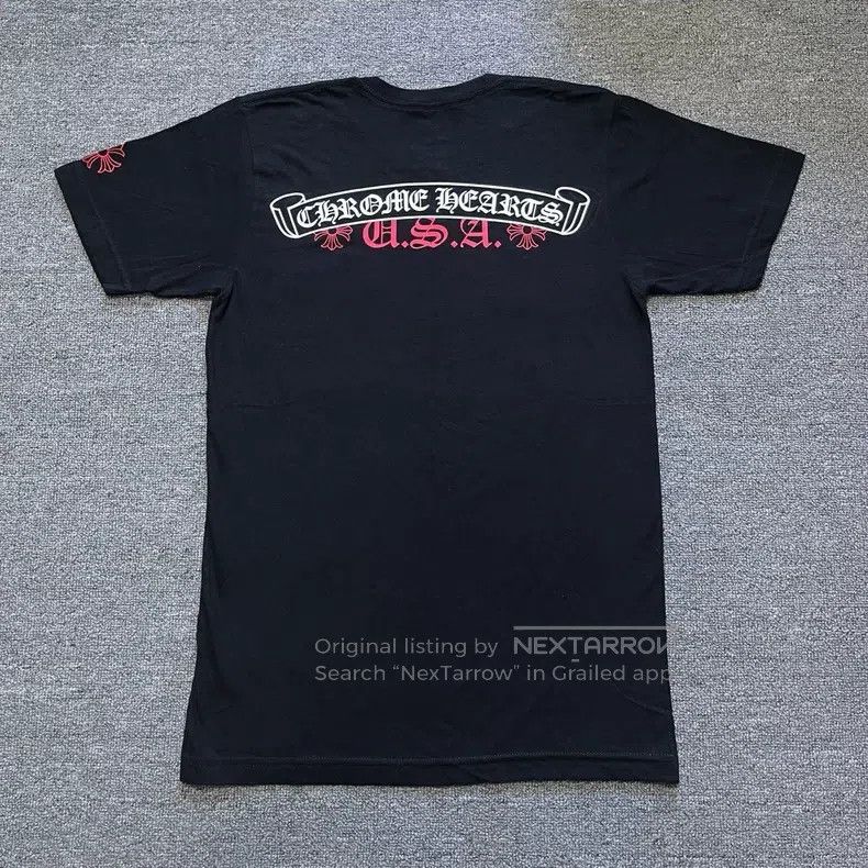 Chrome Hearts CHROME HEARTS Size S Black scroll red usa USA limited short Size US S / EU 44-46 / 1 - 2 Thumbnail