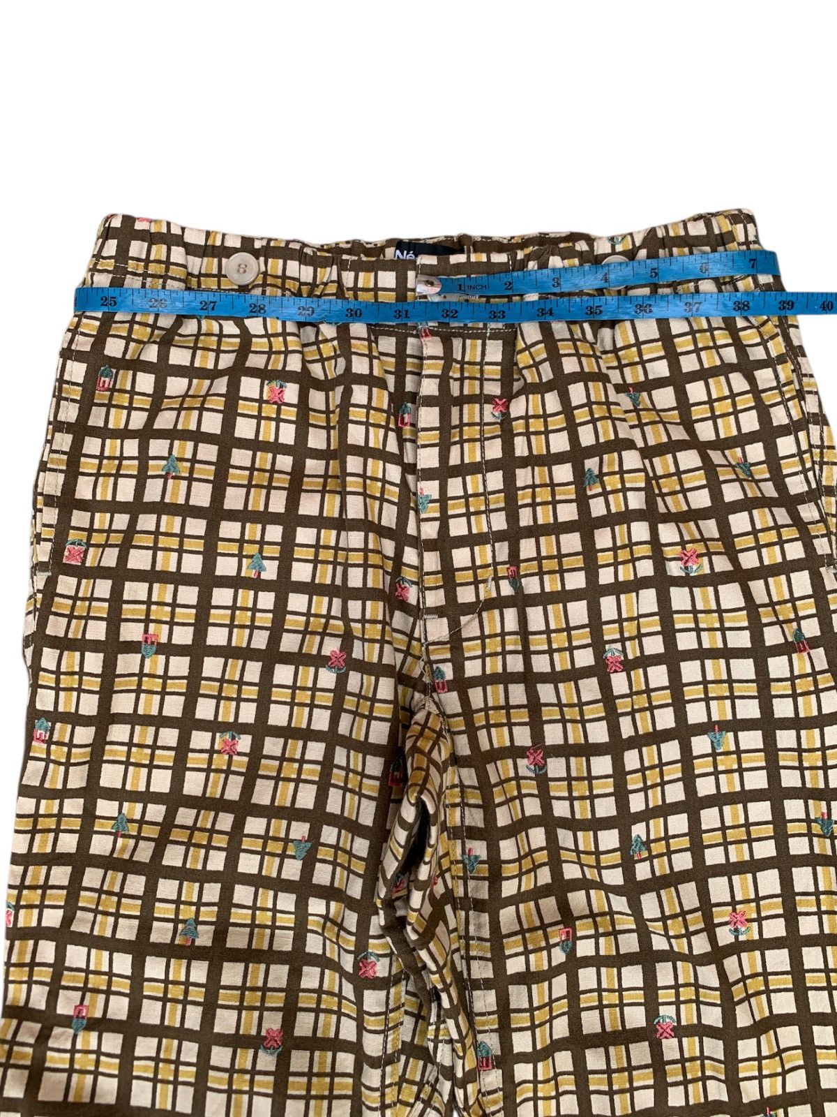 Issey Miyake × Japanese Brand × Ne-Net Ne net tartan pants Size 31" - 6 Thumbnail