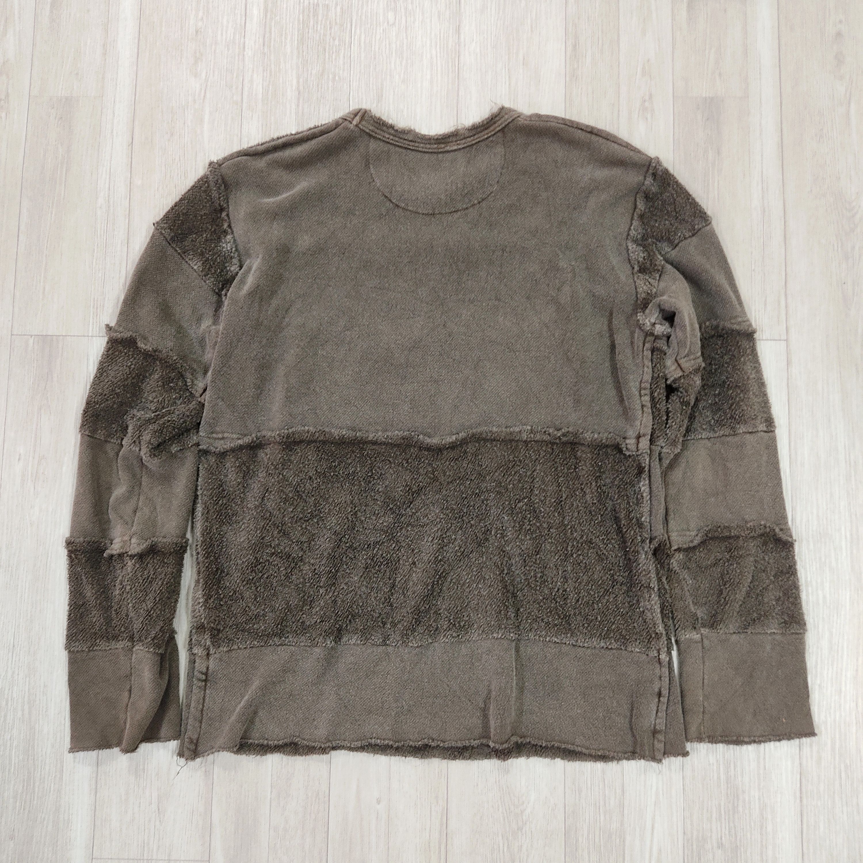FranCisT MOR.K.S FranCist MOR.K.S. Terry Cloth Patchwork Sweatshirt Size US M / EU 48-50 / 2 - 10 Thumbnail