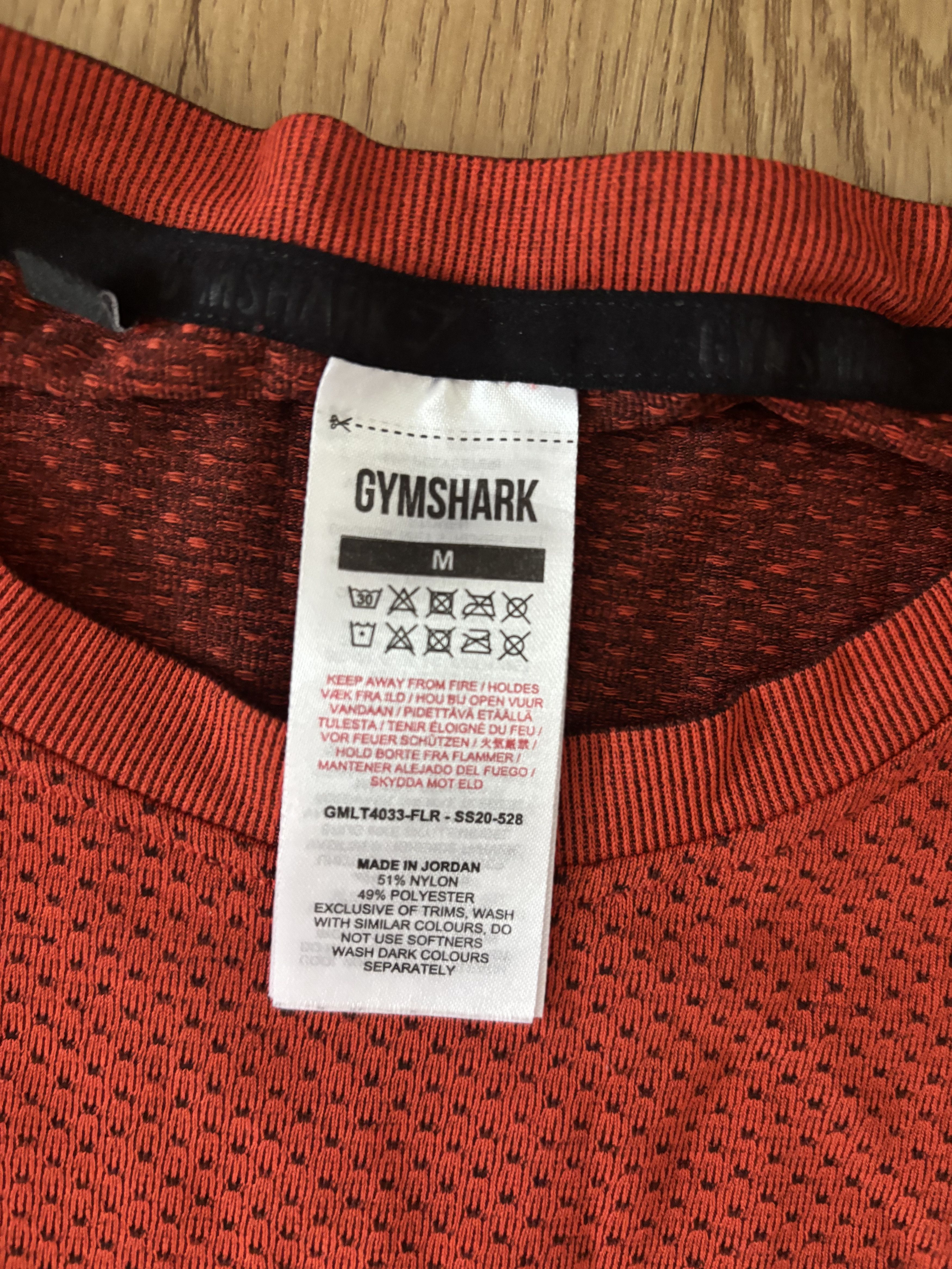Gymshark Gymshark Orange Long Sleeve Shirt Size US M / EU 48-50 / 2 - 3 Thumbnail