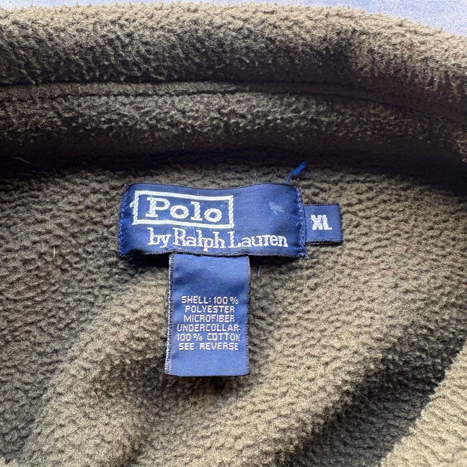 Polo Ralph Lauren Rare Vintage 90s Polo Ralph lauren Zip Up Fleece Size US XL / EU 56 / 4 - 6 Thumbnail