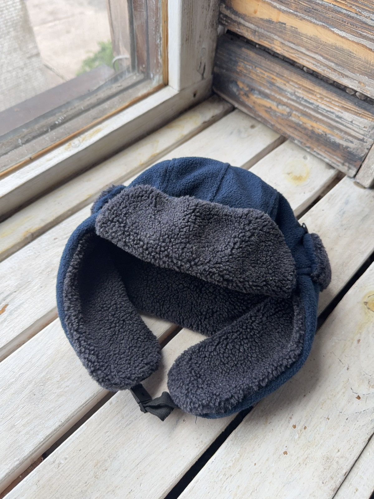 Japanese Brand × Vintage Y2K Vintage Fuzzy Hat Mohair knit Ushanka Fleece Y2K Size ONE SIZE - 5 Thumbnail