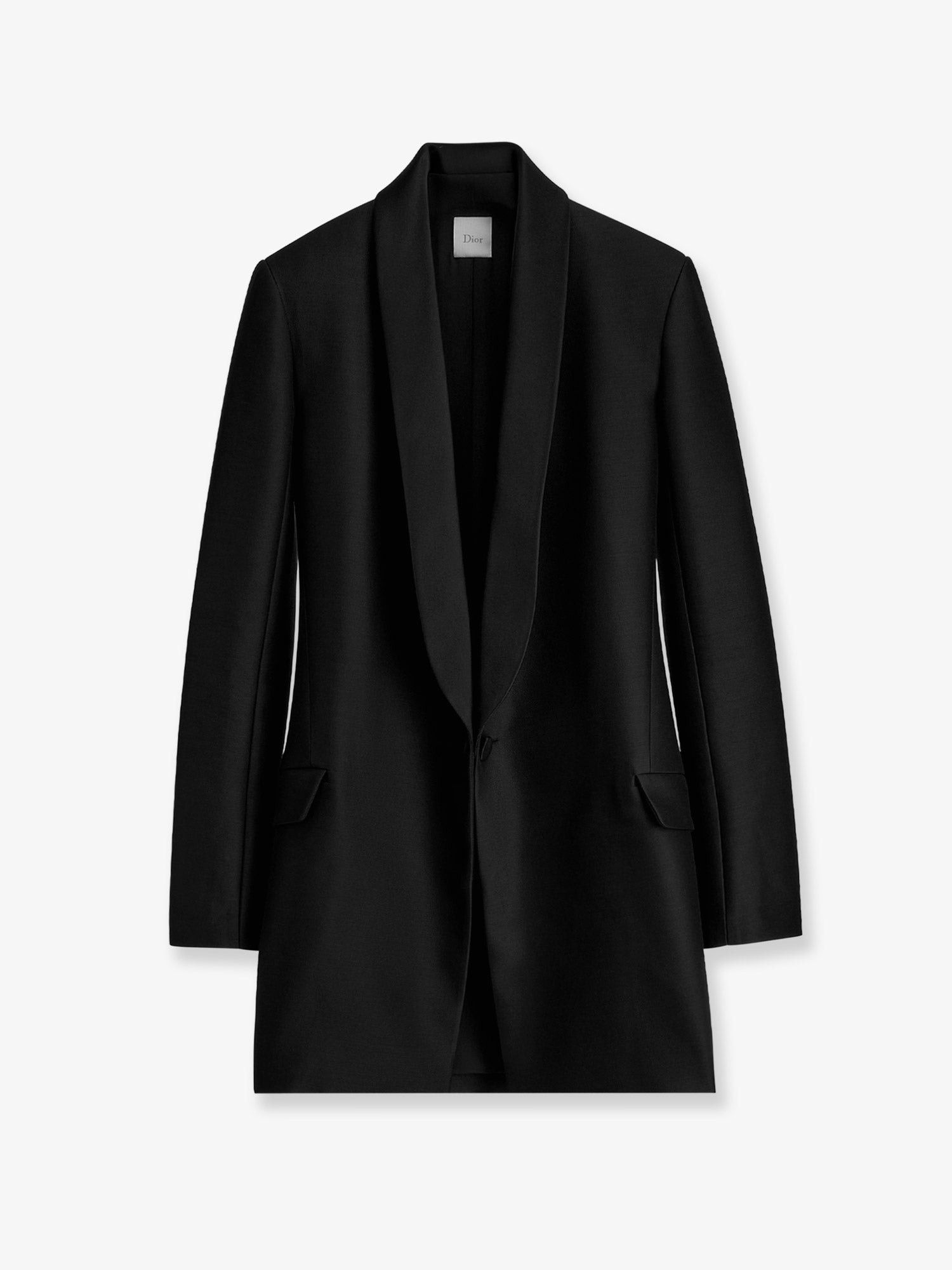 Dior Wool And Silk Tuxedo Blazer Size S / US 4 / IT 40 - 1 Thumbnail