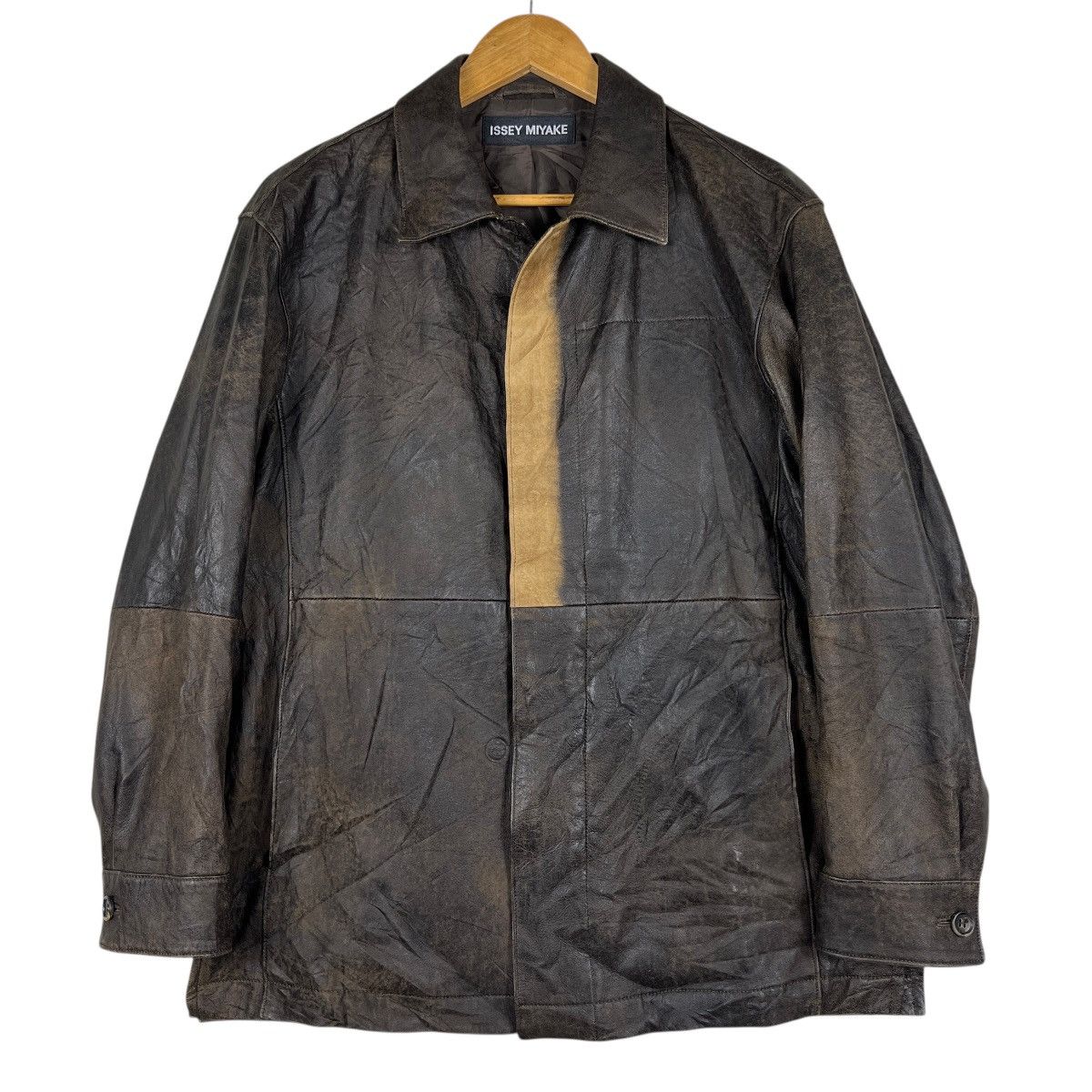 Issey Miyake 🔥 Issey Miyake Men SheepSkin Jacket Made In Japan - Size M Size US M / EU 48-50 / 2 - 2 Thumbnail