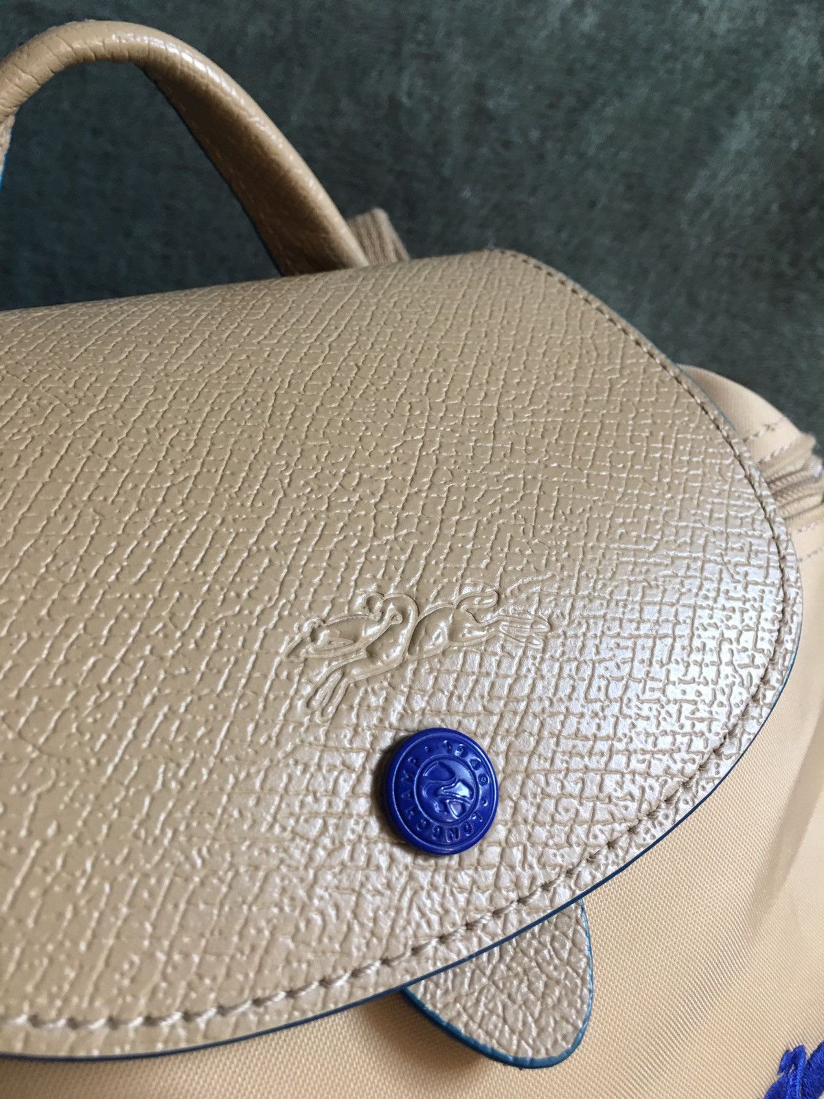 Longchamp Longchamp Le Pliage Club Beige Nylon Backpack Bag Size ONE SIZE - 7 Thumbnail