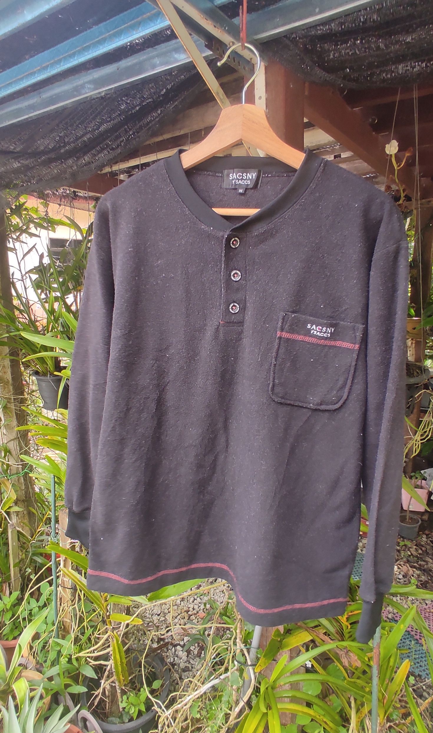 Designer Y'sacss Fleece Shirt Long Sleeve Size US L / EU 52-54 / 3 - 2 Thumbnail