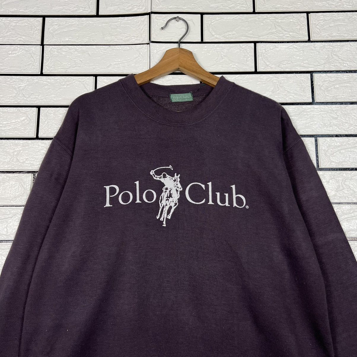 Japanese Brand Vintage POLO CLUB Big Logo Crewneck Sweatshirt #3981-C181 Size US L / EU 52-54 / 3 - 2 Thumbnail