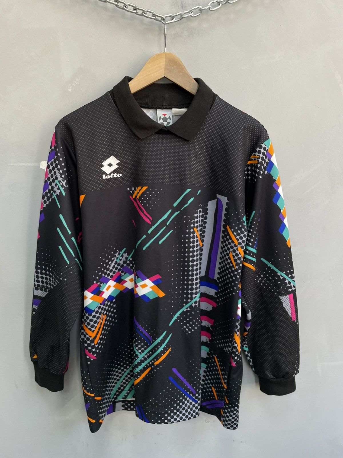 Lotto Sport Vintage 90’s Lotto Goalkeeper Jersey Soccer longsleeve Size US M / EU 48-50 / 2 - 1 Thumbnail