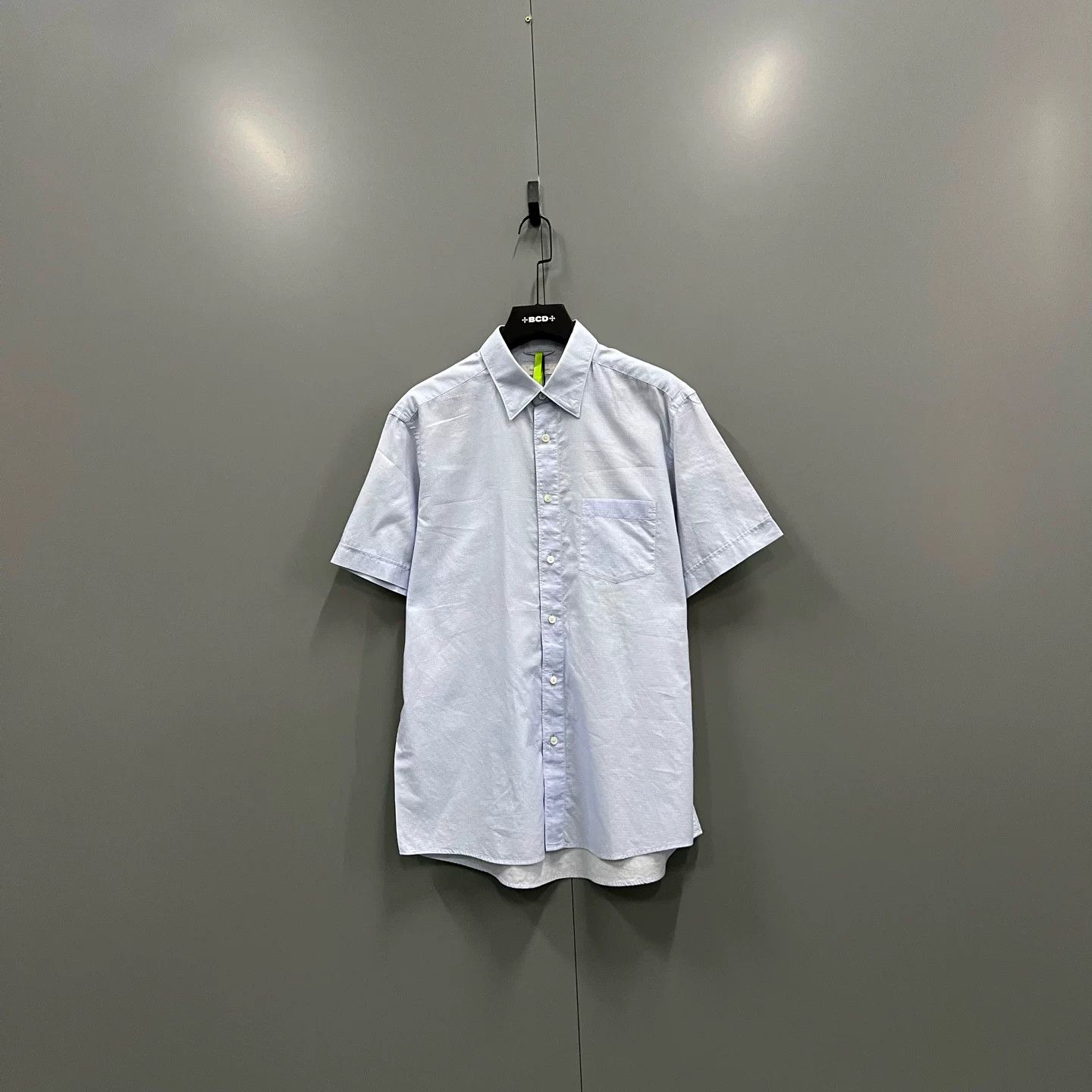 Ermenegildo Zegna Zegna Light Blue Short-Sleeve Shirt Size US XL / EU 56 / 4 - 1 Thumbnail