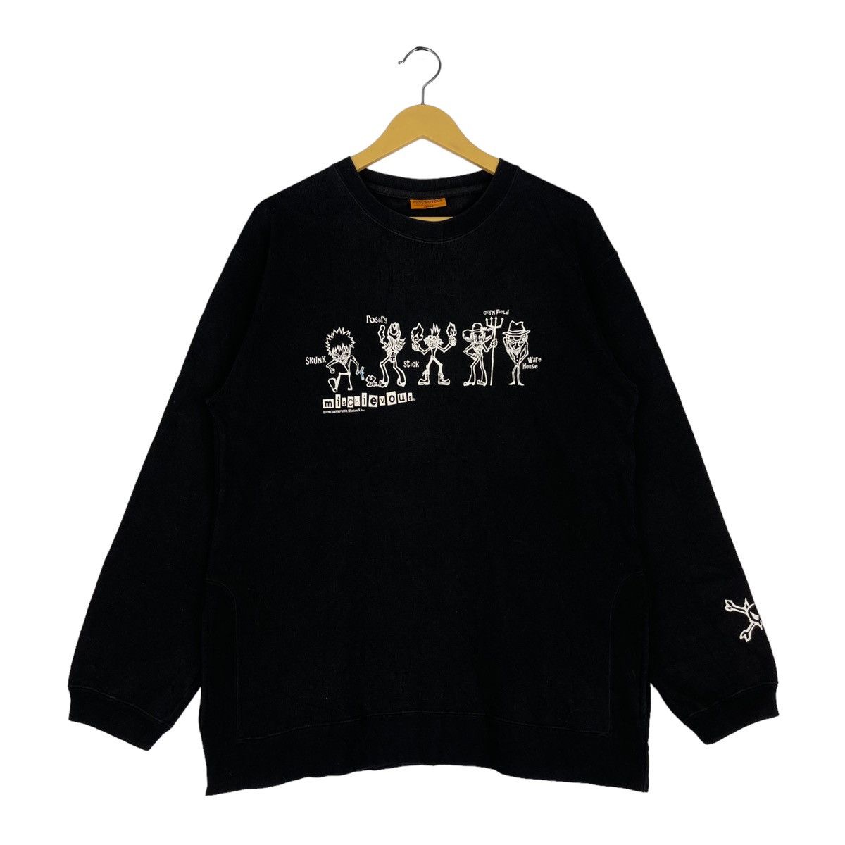 Vintage Vintage Mischievous Full Print Crewneck Sweatshirt Size M Size US M / EU 48-50 / 2 - 1 Thumbnail