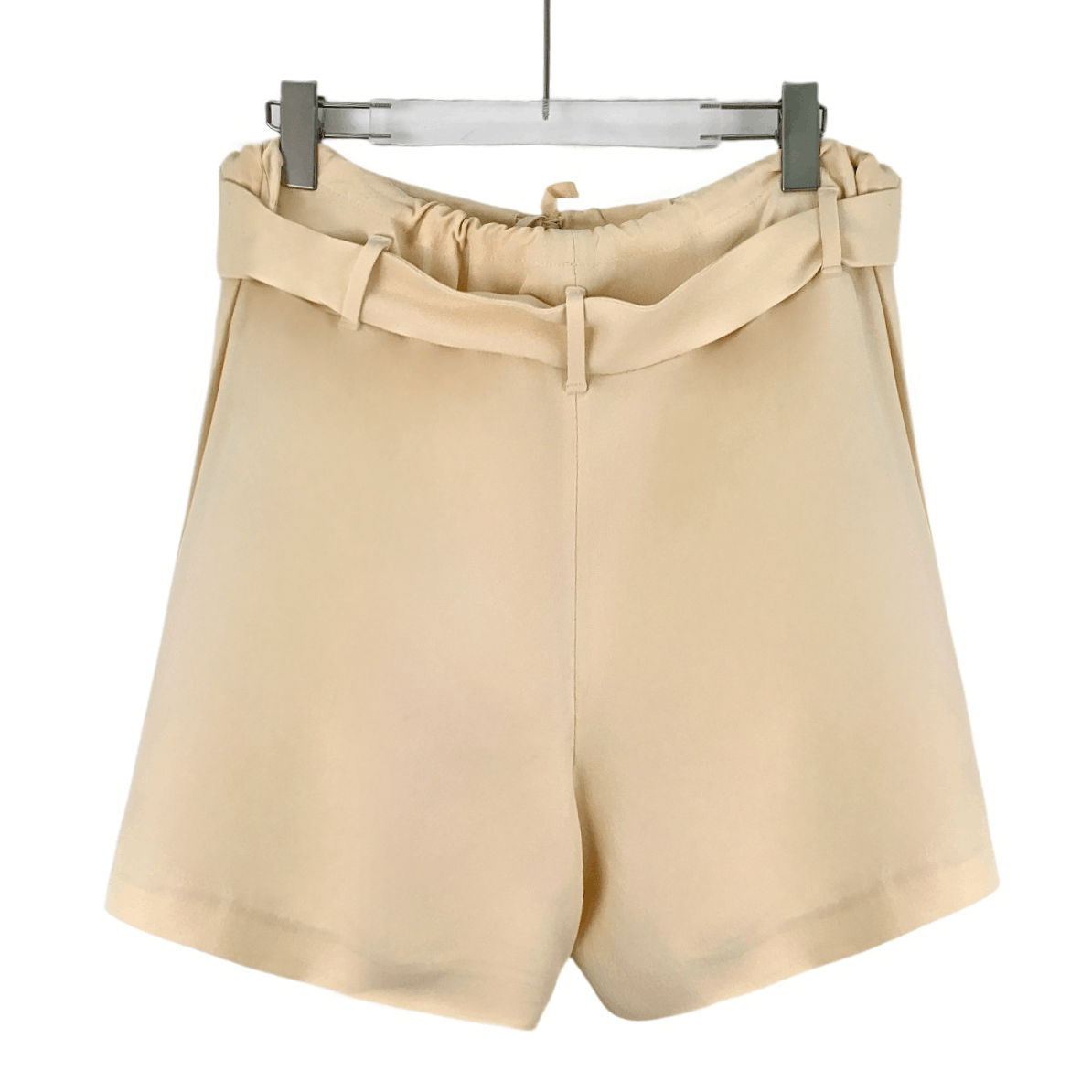 Brunello Cucinelli Brunello Cucinelli Silk Shorts Beige Relaxed Fit (Size S) Size 38" / US 16 / IT 52 - 8 Thumbnail