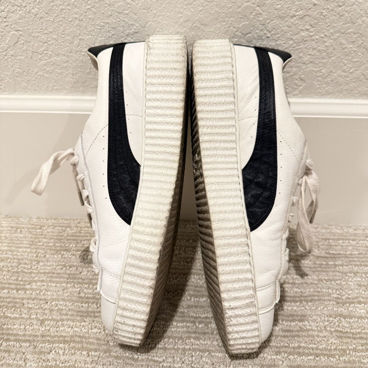 Fenty × Puma Rihanna Fenty x Puma Men’s Creeper Sneakers White Size 11 Size US 11 / EU 44 - 9 Thumbnail
