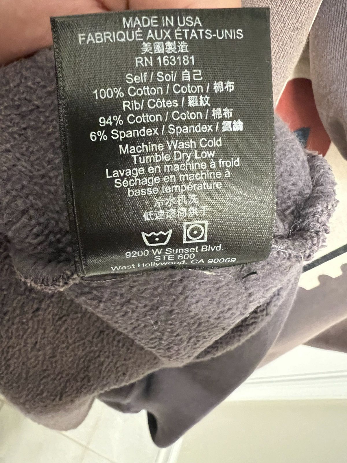 Rhude Distressed Grey Rhude Moon Hoodie Size US XXL / EU 58 / 5 - 6 Thumbnail